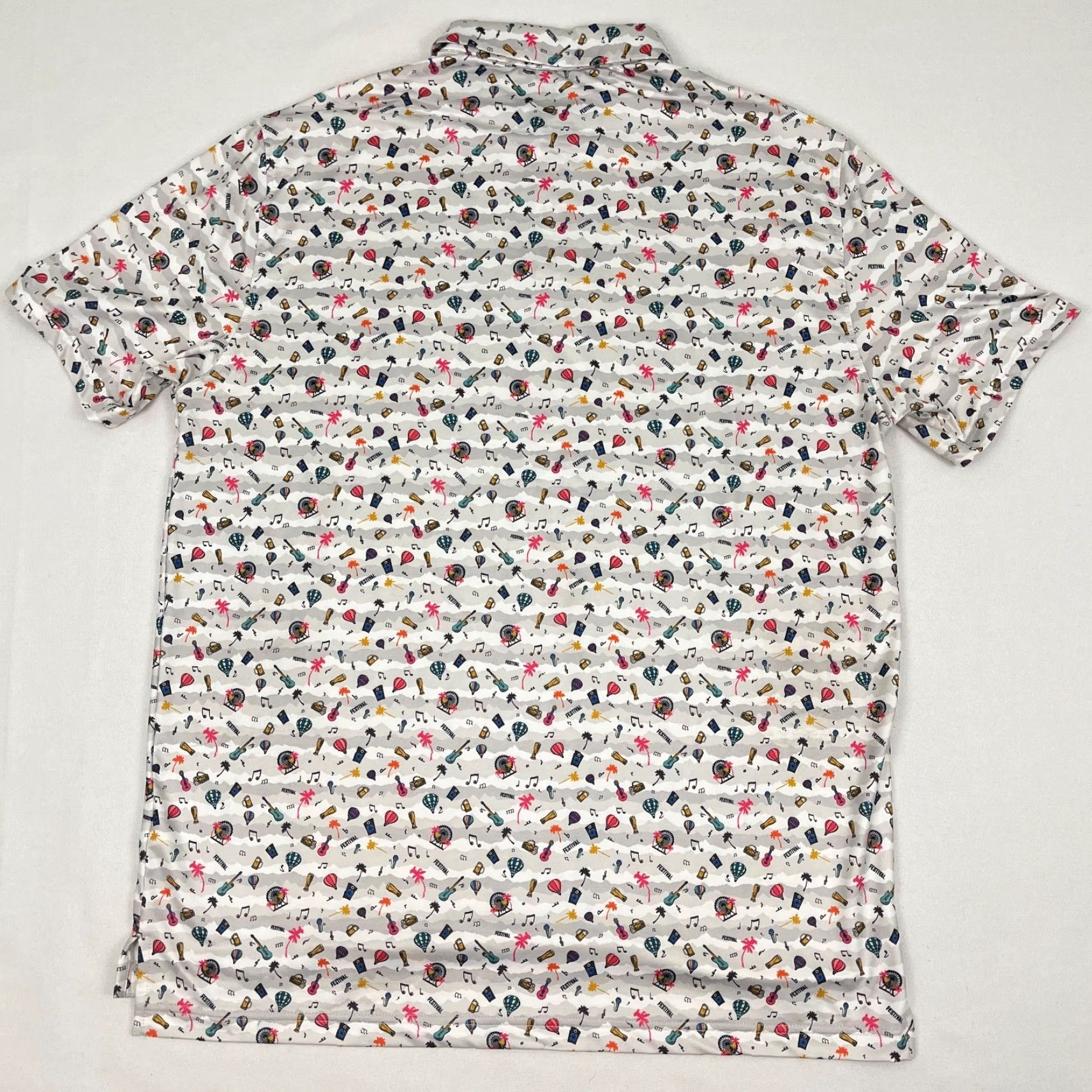 Vintage 1764 Golf Polo Shirt Mens XL White Festival Beer Music Party Active Performance Size US XL / EU 56 / 4 - 7 Thumbnail