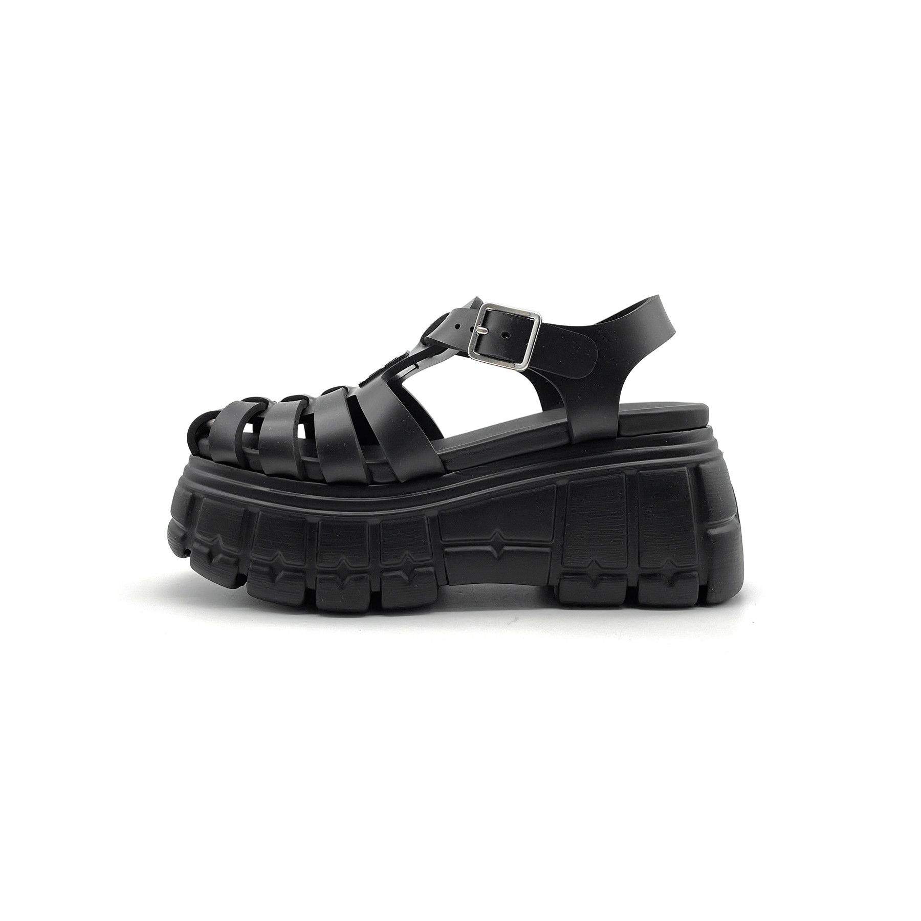 Miu Miu Miu Miu Thick Soled Sandals Size US 8 / IT 38 - 1 Thumbnail