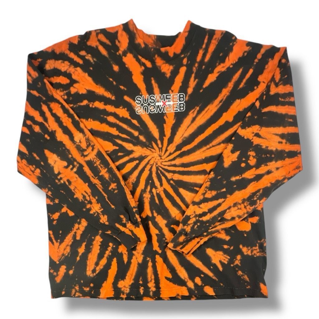 Other Susweeb Anime Tie Dye Orange Black T-Shirt Size Extra Extra Size US XXL / EU 58 / 5 - 1 Thumbnail
