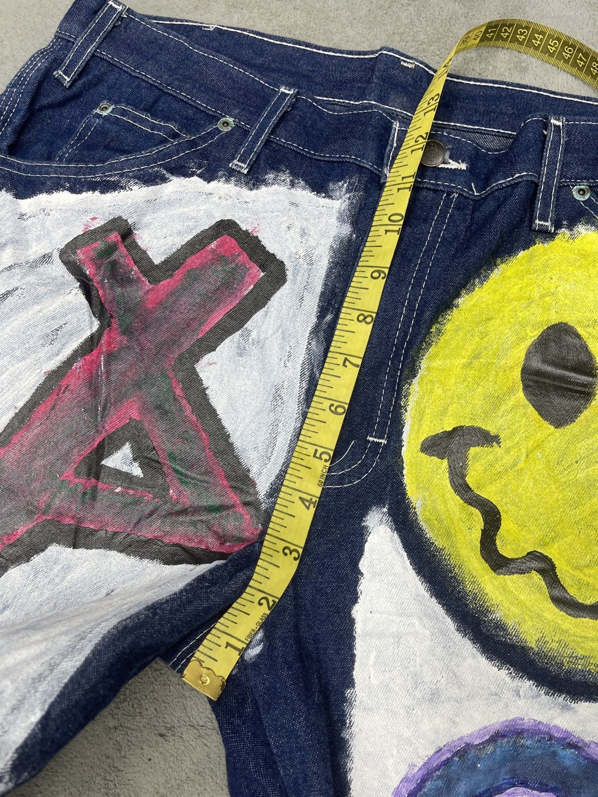 Art Comes First × Dickies STEALS💥DICKIES CARPENTER PAINTED DENIM Size US 36 / EU 52 - 9 Thumbnail