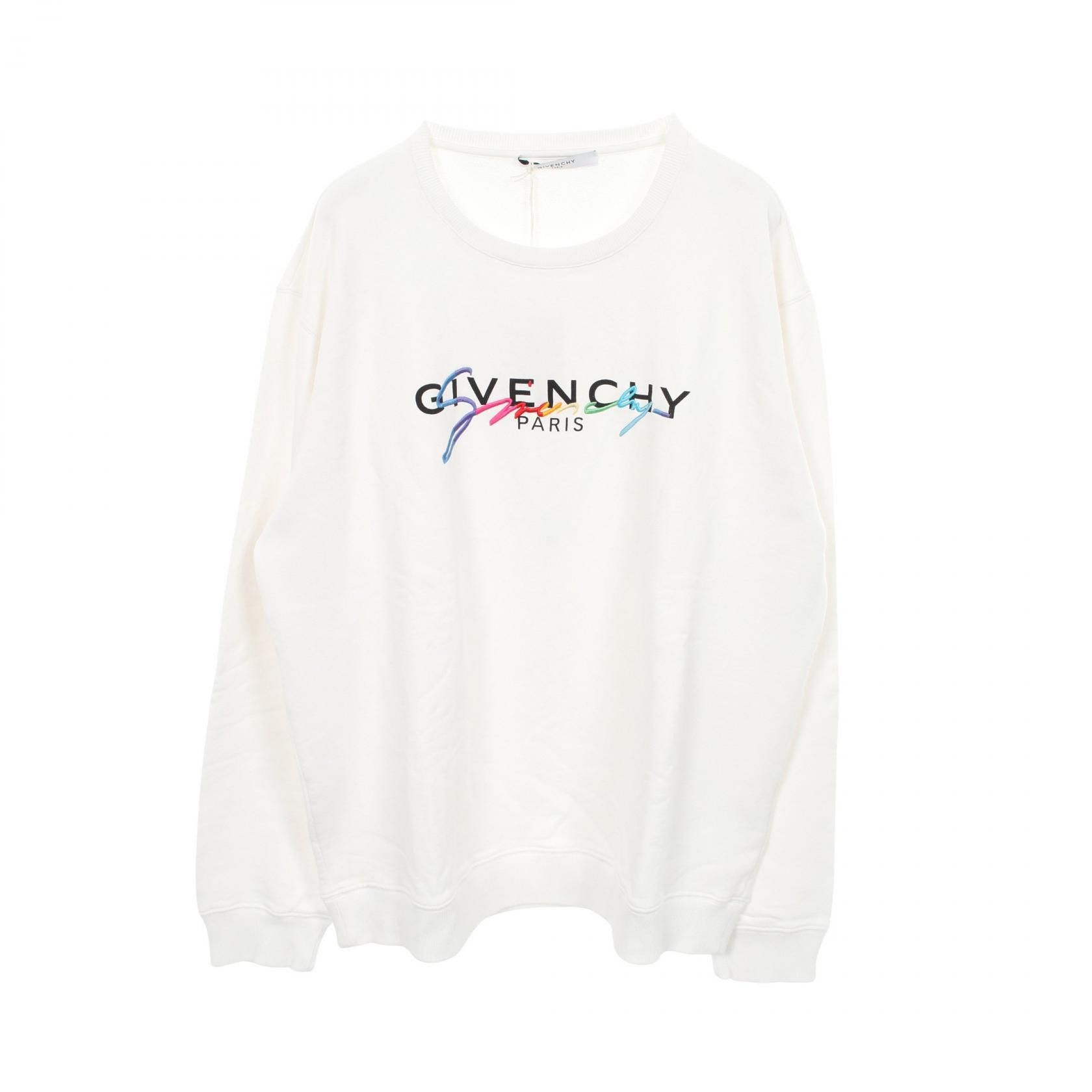 Givenchy Givenchy Givenchy Rainbow Signature Logo Cotton Sweatshirt Textile Sweatshirts & Hoodies DUTY FREE for USA Size ONE SIZE - 1 Thumbnail