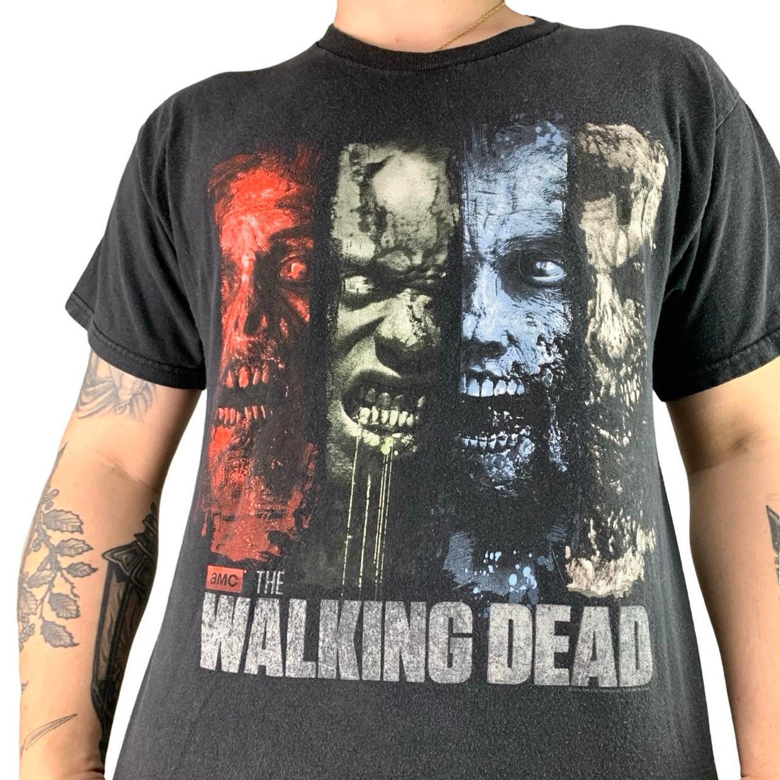 Vintage 2014 The Walking Dead Zombie T-shirt Size US L / EU 52-54 / 3 - 1 Thumbnail