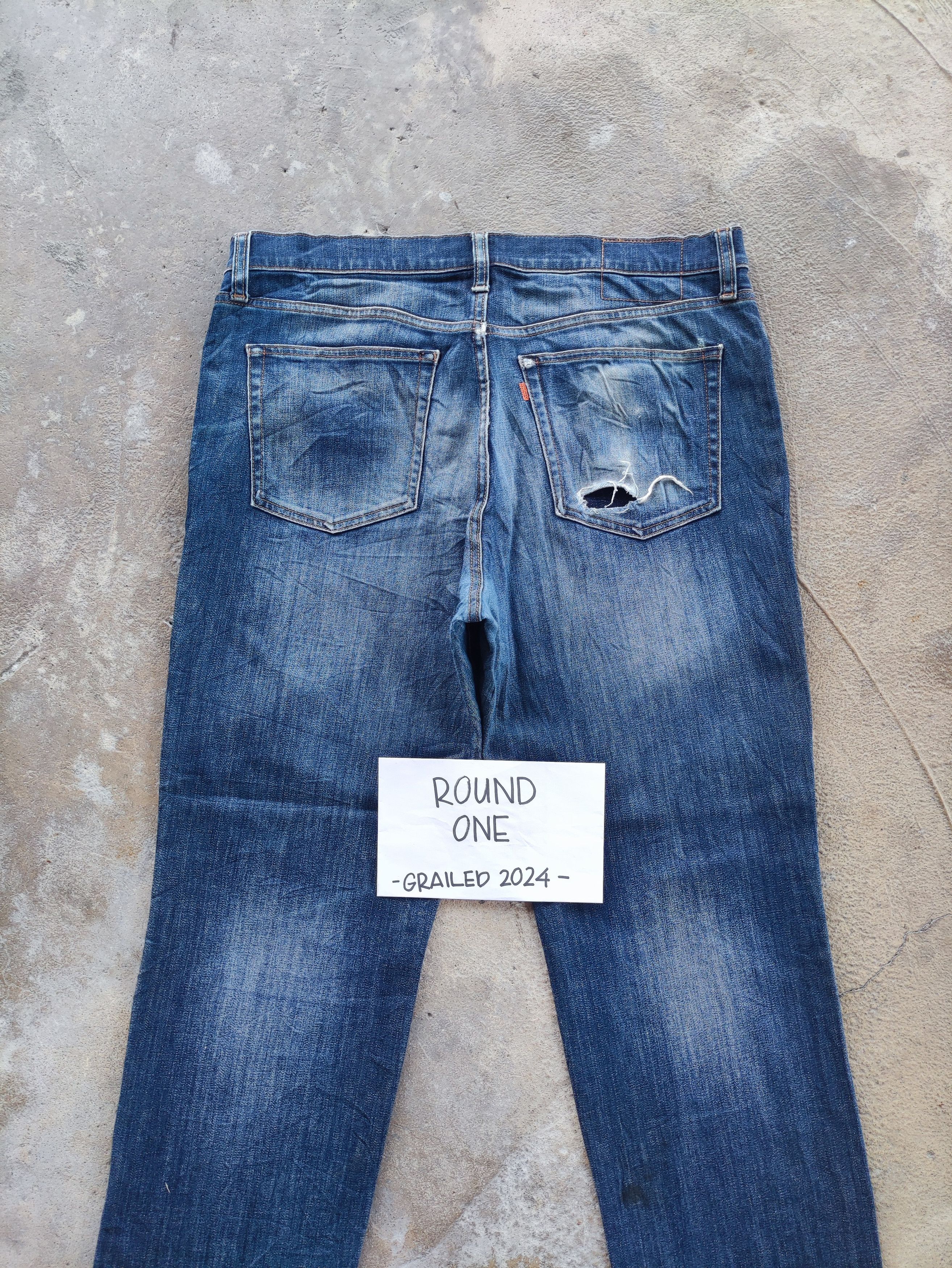 Japanese Brand × Jean W36 Vintage Japanese Jeans Distressed Faded Denim Pants Size US 36 / EU 52 - 11 Thumbnail