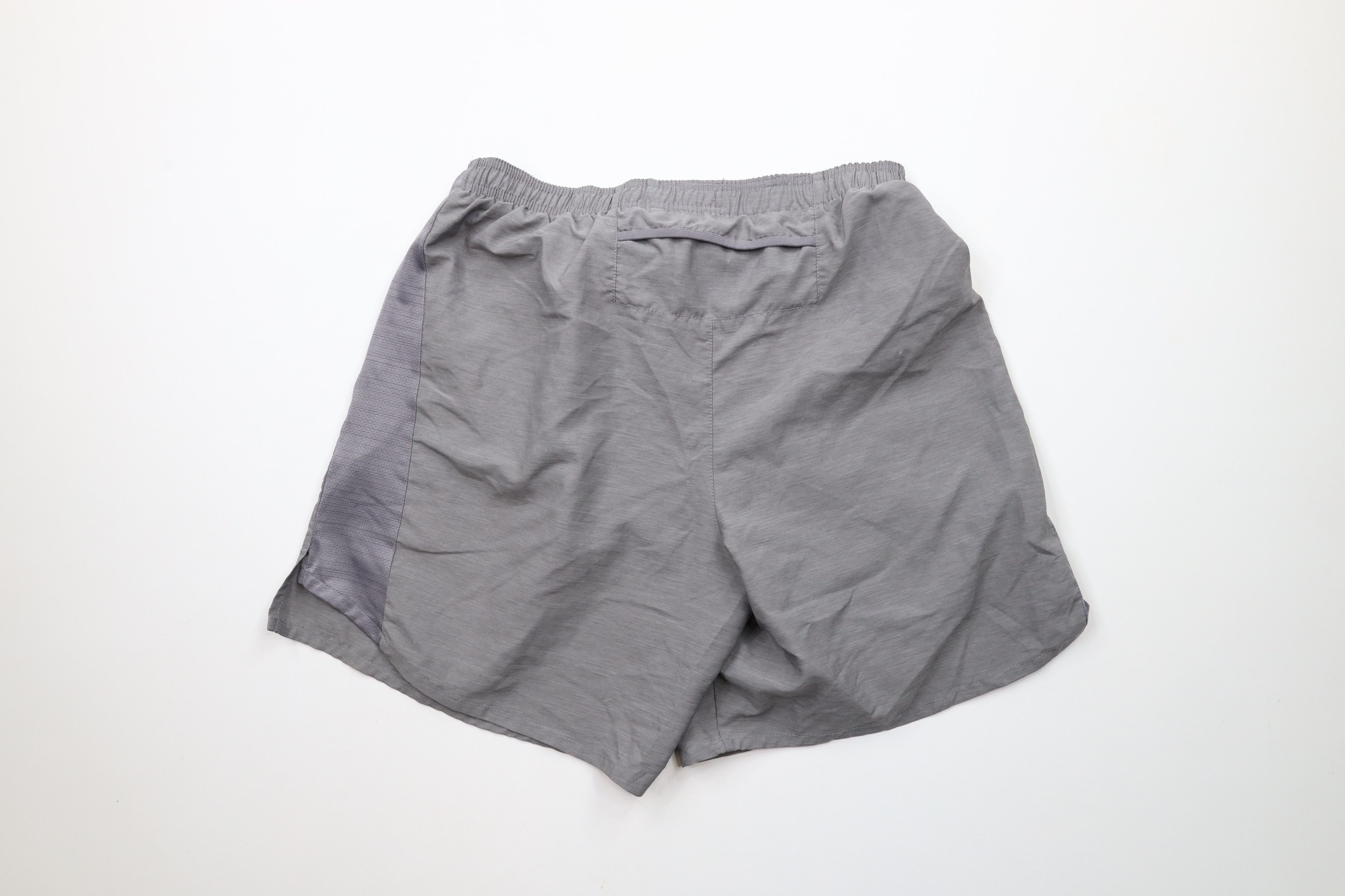 Nike × Vintage Vintage Nike Reflective Swoosh Above Knee Shorts Gray Size US 32 / EU 48 - 8 Thumbnail
