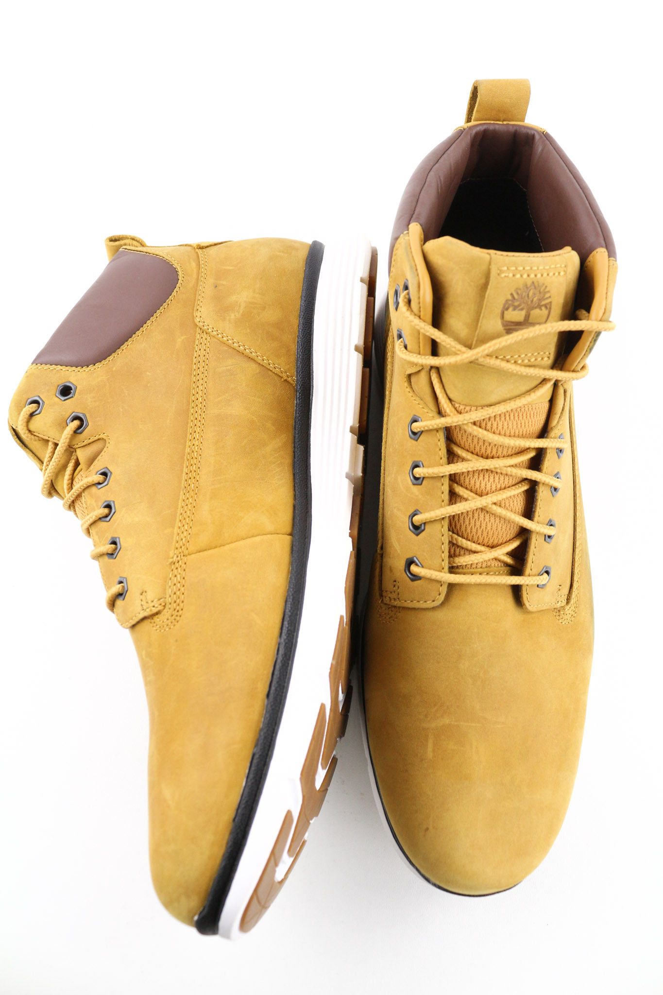 Timberland A2DKA UK9.5 Brown Leather Sensorflex 79891 Size US 10 / EU 43 - 5 Thumbnail