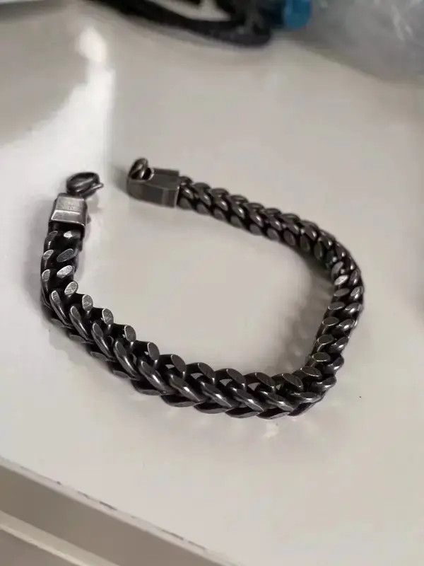Jewelry METAL COLOUR STAINLESS STEEL BALI FOXTAIL CHAIN BRACELET Size ONE SIZE - 2 Thumbnail