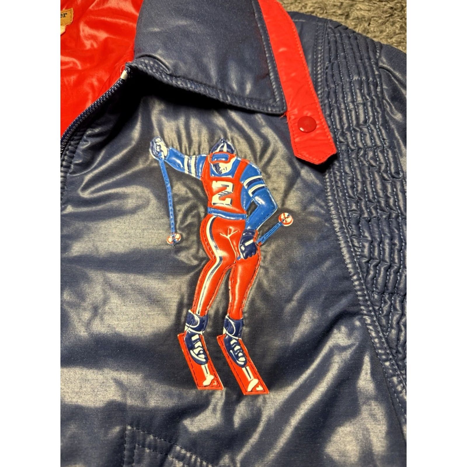 Vintage Vtg Daniel Hechter Paris Jacket Coat Men’s Ski Bomber Blue 80s 90s Coat Full Zip Lined Mid-Length Regular Size M Unisex Adults Autumn Winter Size US M / EU 48-50 / 2 - 5 Thumbnail