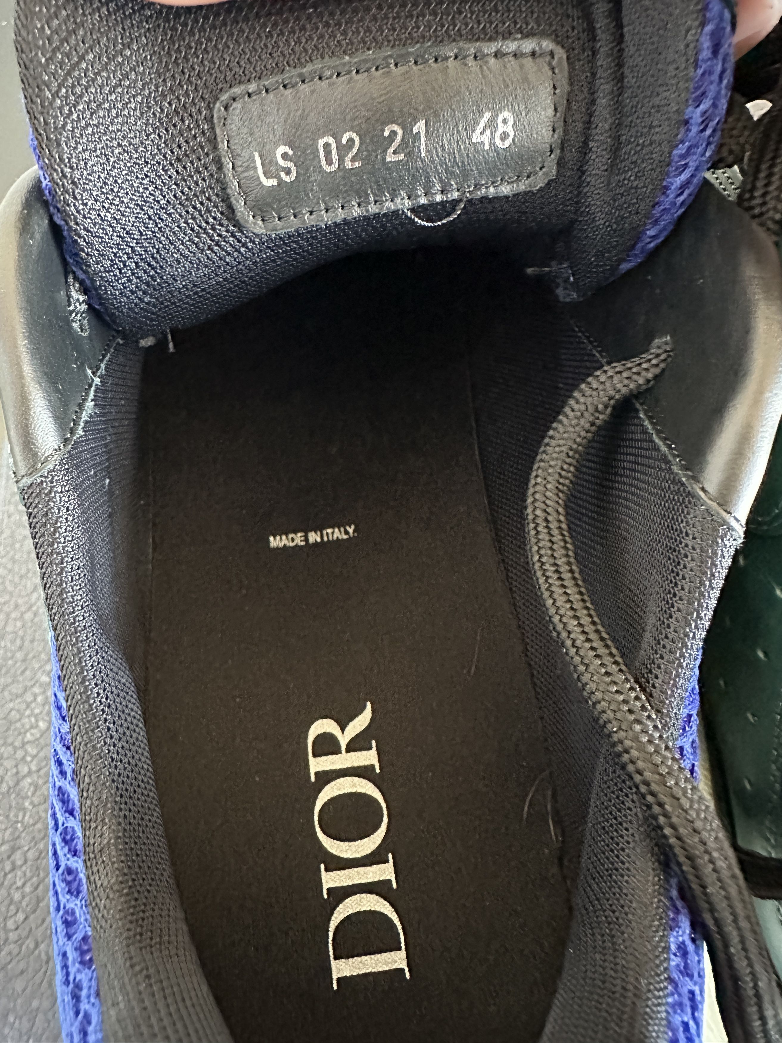 Dior Christian Dior B22 Blue / Blue Technical Mesh Size US 15 / EU 48 - 8 Thumbnail