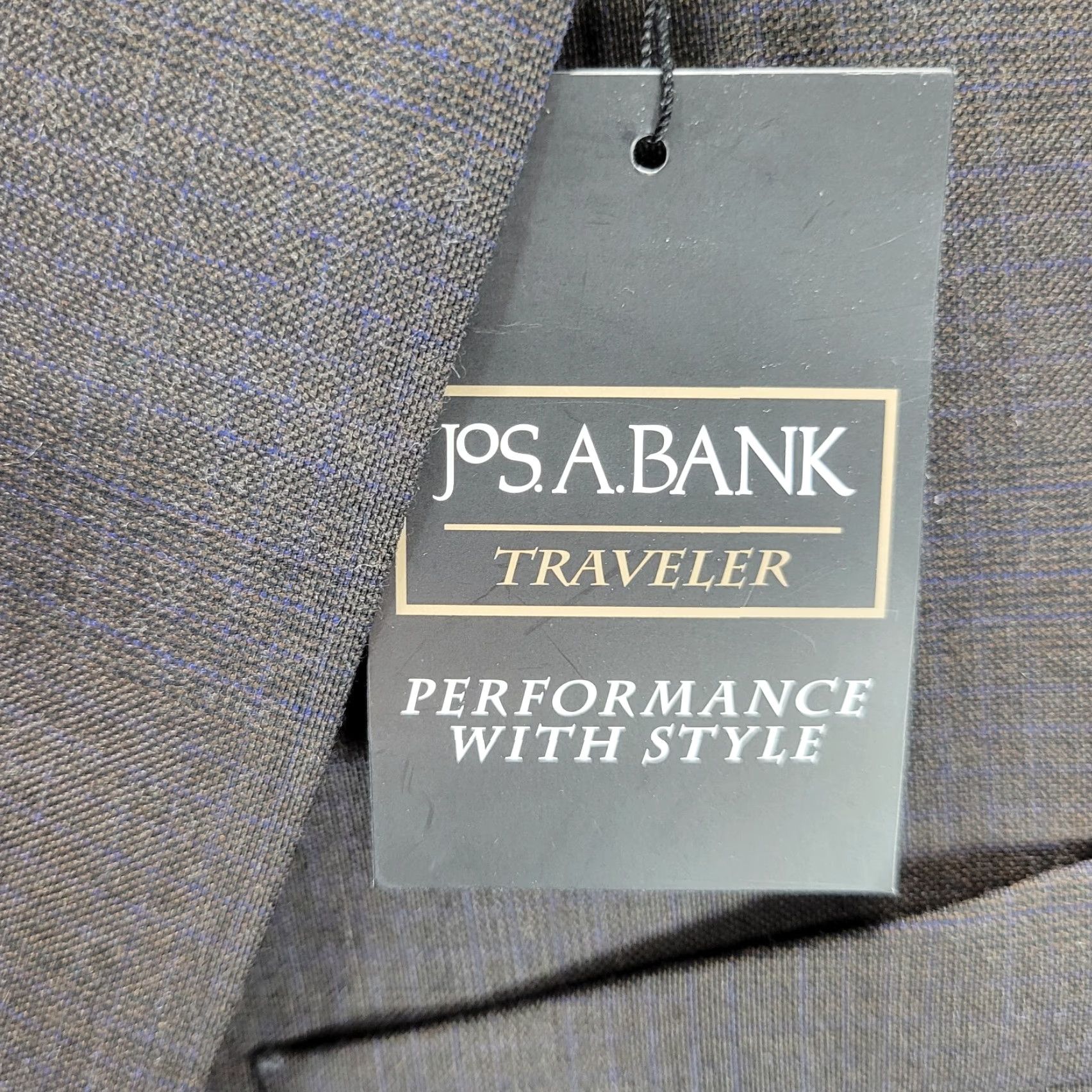 Jos. A. Bank VINTAGE Jos. A. Bank Traveler Brown Wool Blazer Sport Coat Single Breasted 43R NWT Mens Blazer Wool Brown 43R NWT Size 46R - 5 Thumbnail