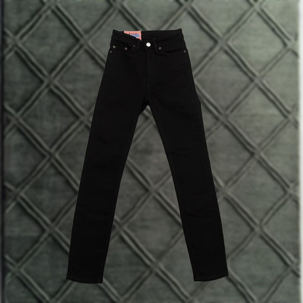 Acne Studios Acne Studios Jeans Skinny Womens 23 (23X26) Black Floragatan 13 Vintage Style Skinny Womens 23 (23X26) Black Size 40" / US 18 - 1 Thumbnail