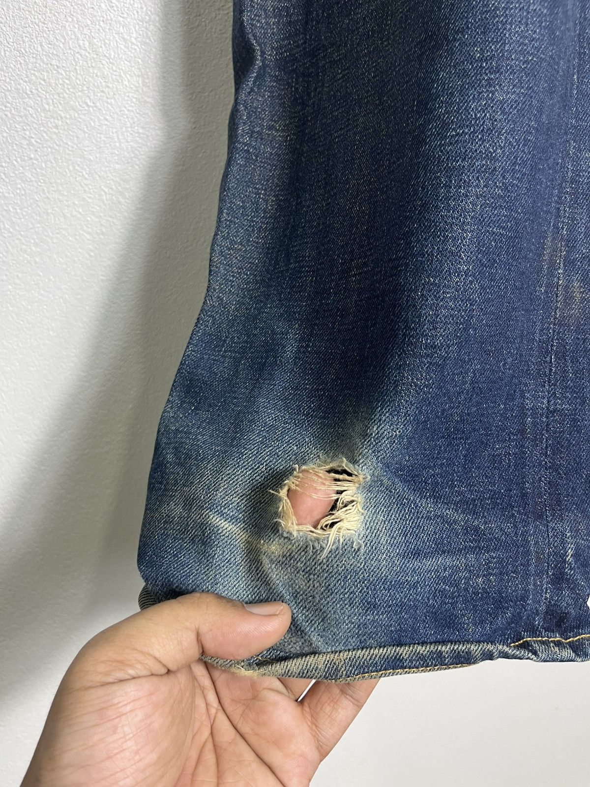 Vintage Vintage 90’s Orizonti Selvedge Denime Size US 33 - 8 Thumbnail
