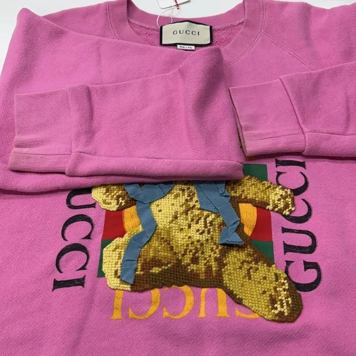 Gucci Gucci Animal Print Long Sleeve Sweatshirt Women-2507 Size S / US 4 / IT 40 - 6 Thumbnail