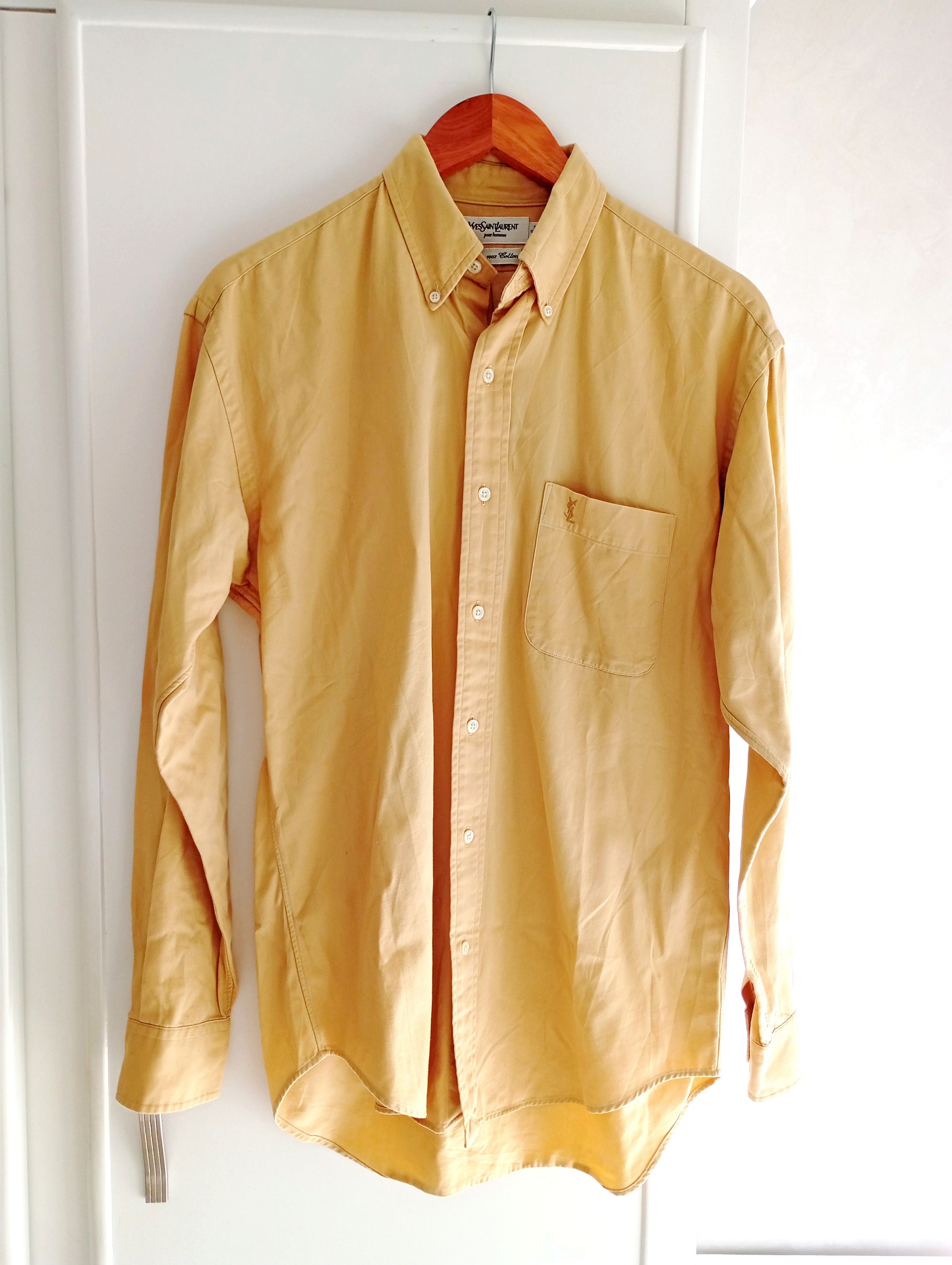 Vintage × Yves Saint Laurent Vintage 90s Yves Saint Laurent YSL shirt rare retro Y2K hype Size US M / EU 48-50 / 2 - 1 Thumbnail