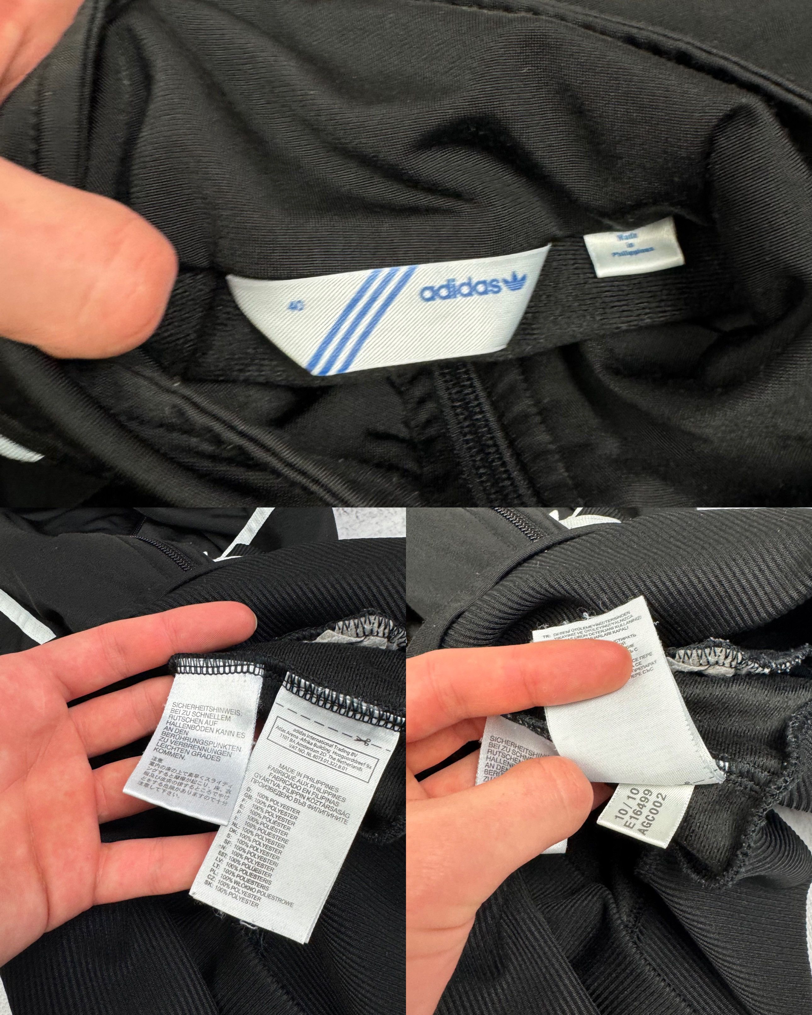 Adidas Adidas Firebird Women's Black White Full Zip Track Jacket 40 Size S / US 4 / IT 40 - 3 Thumbnail