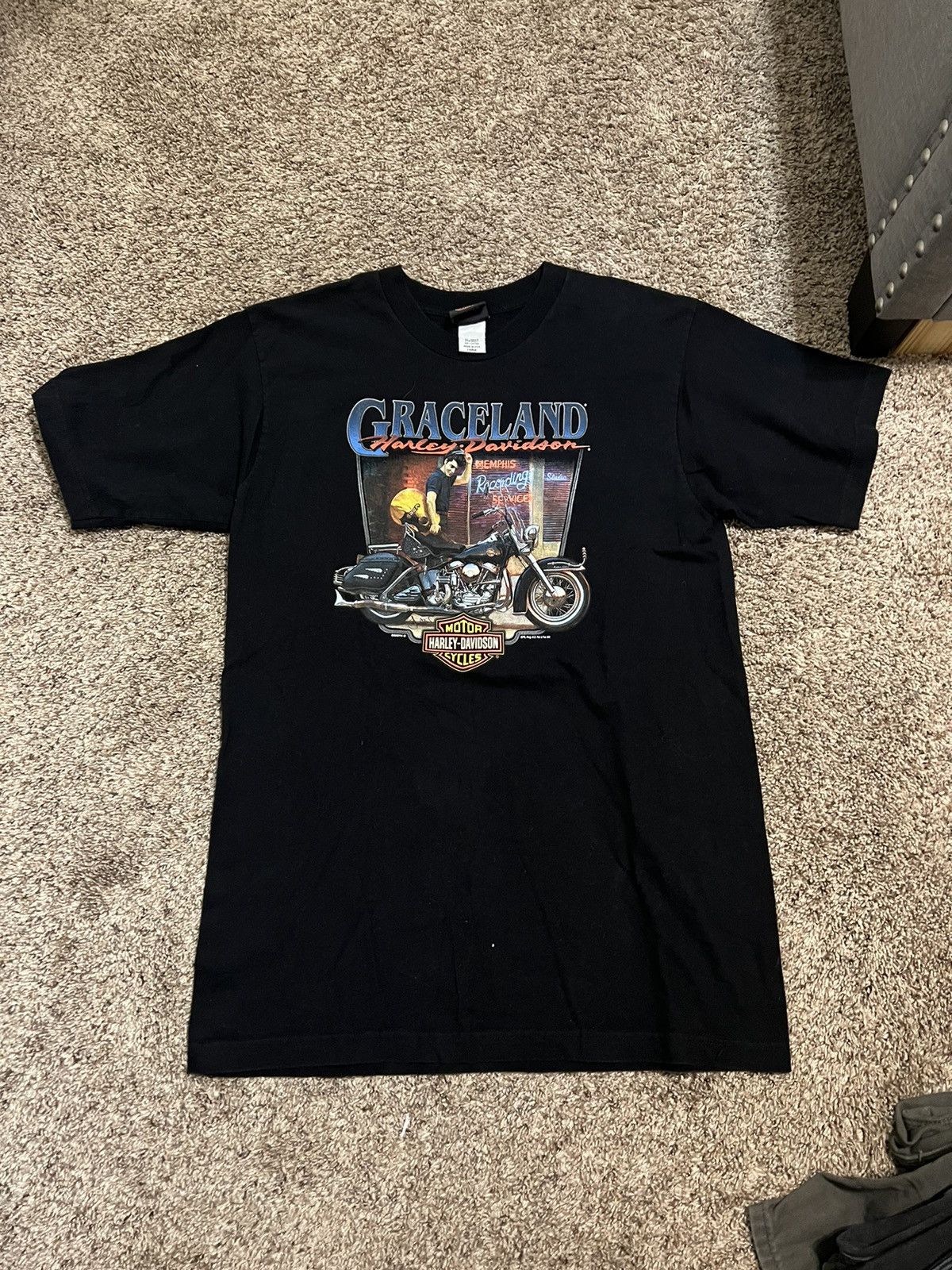 Harley Davidson × Vintage Harley Davidson Graphic Tee Size US L / EU 52-54 / 3 - 1 Thumbnail