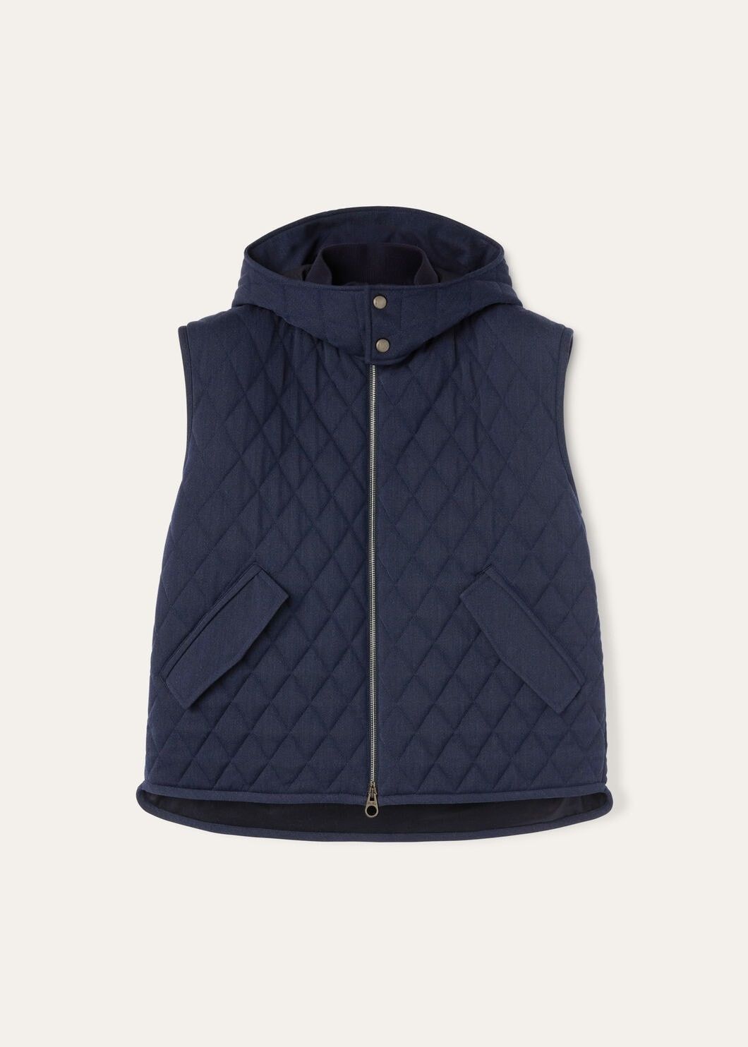 Loro Piana o1srvl11e1025 FAO3094 Lindon Vest in Blue Size US M / EU 48-50 / 2 - 1 Thumbnail