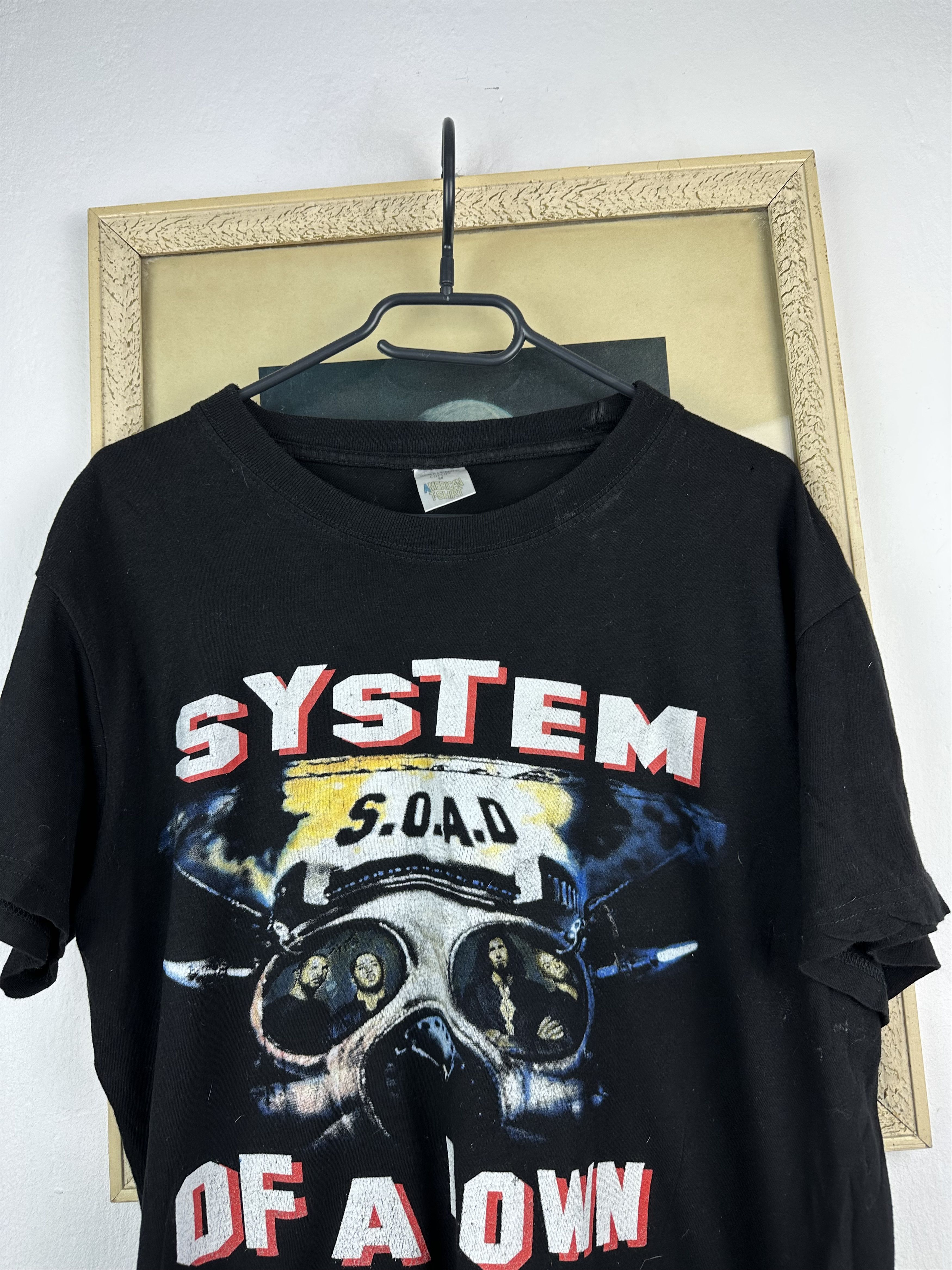Band Tees × Vintage Vintage System Of A Down Shirt Band Tee Rare Size US M / EU 48-50 / 2 - 2 Thumbnail