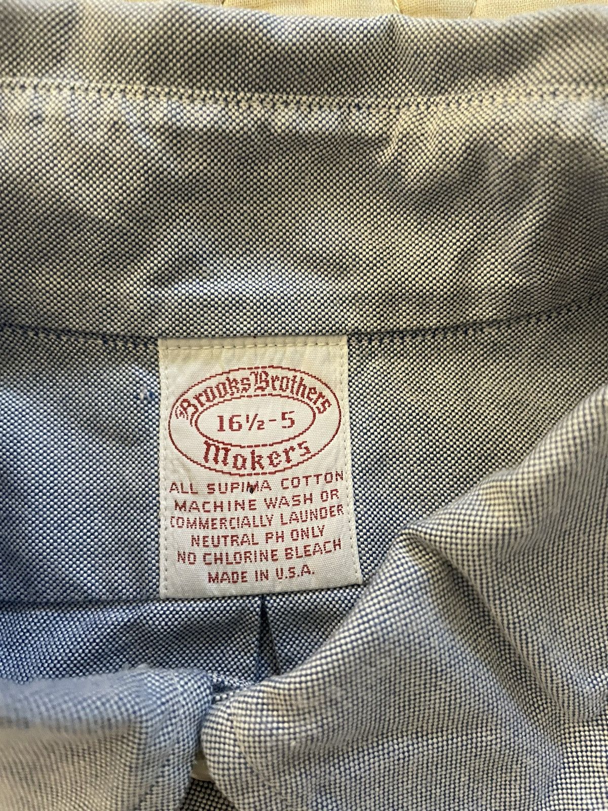 Brooks Brothers × Vintage OG Button Down Oxford Sport Shirt Size US L / EU 52-54 / 3 - 5 Thumbnail