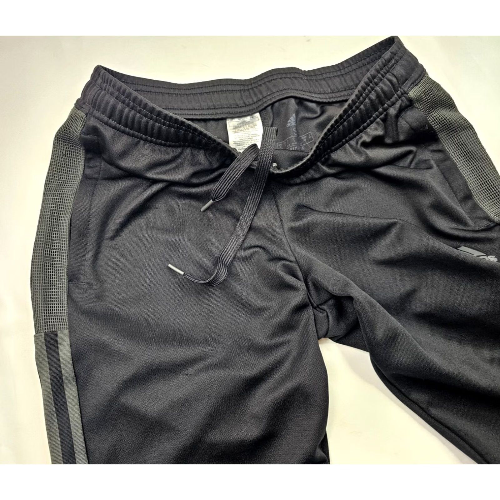 Adidas Adidas Tiro 21 Soccer Track Pants Women S Black Gray 3 Stripe EUC Slim Jogger Inseam 29" Size 28" / US 6 / IT 42 - 6 Thumbnail