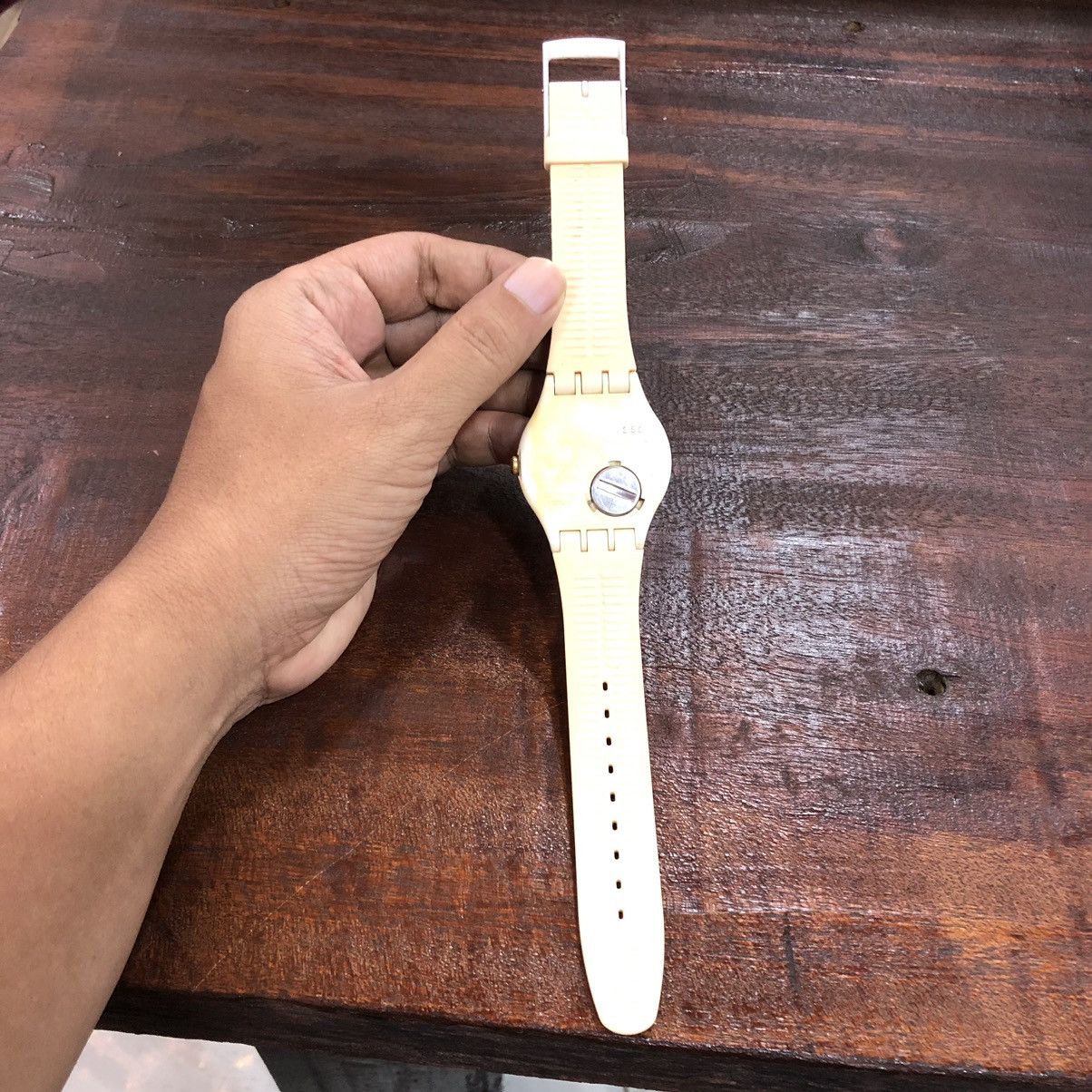 Swatch Vintage Swatch Golden Naked Face Watch Size ONE SIZE - 6 Thumbnail