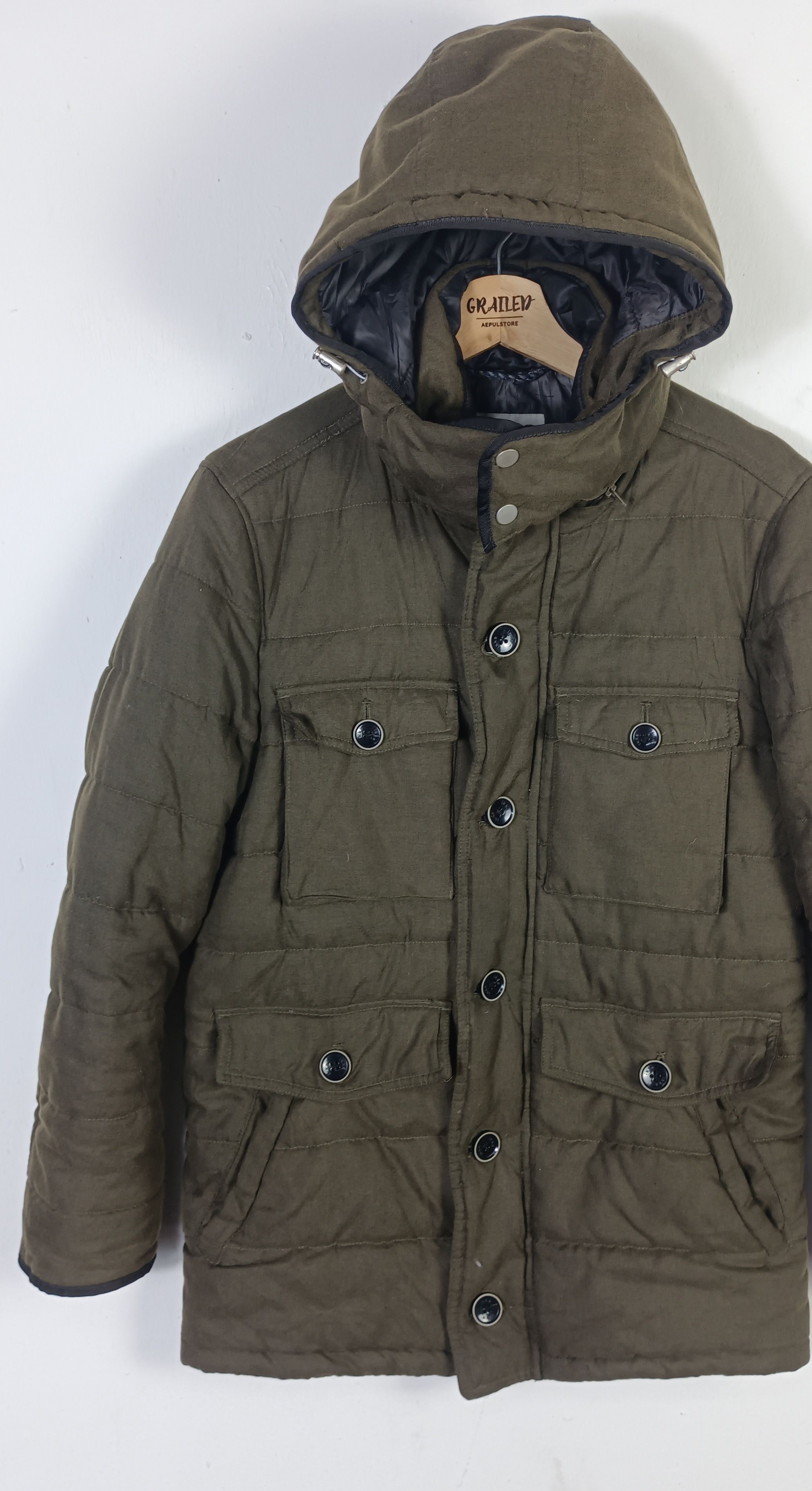 Japanese Brand IKKA Puffer Hoodie Tactical Pocket Size US M / EU 48-50 / 2 - 4 Thumbnail
