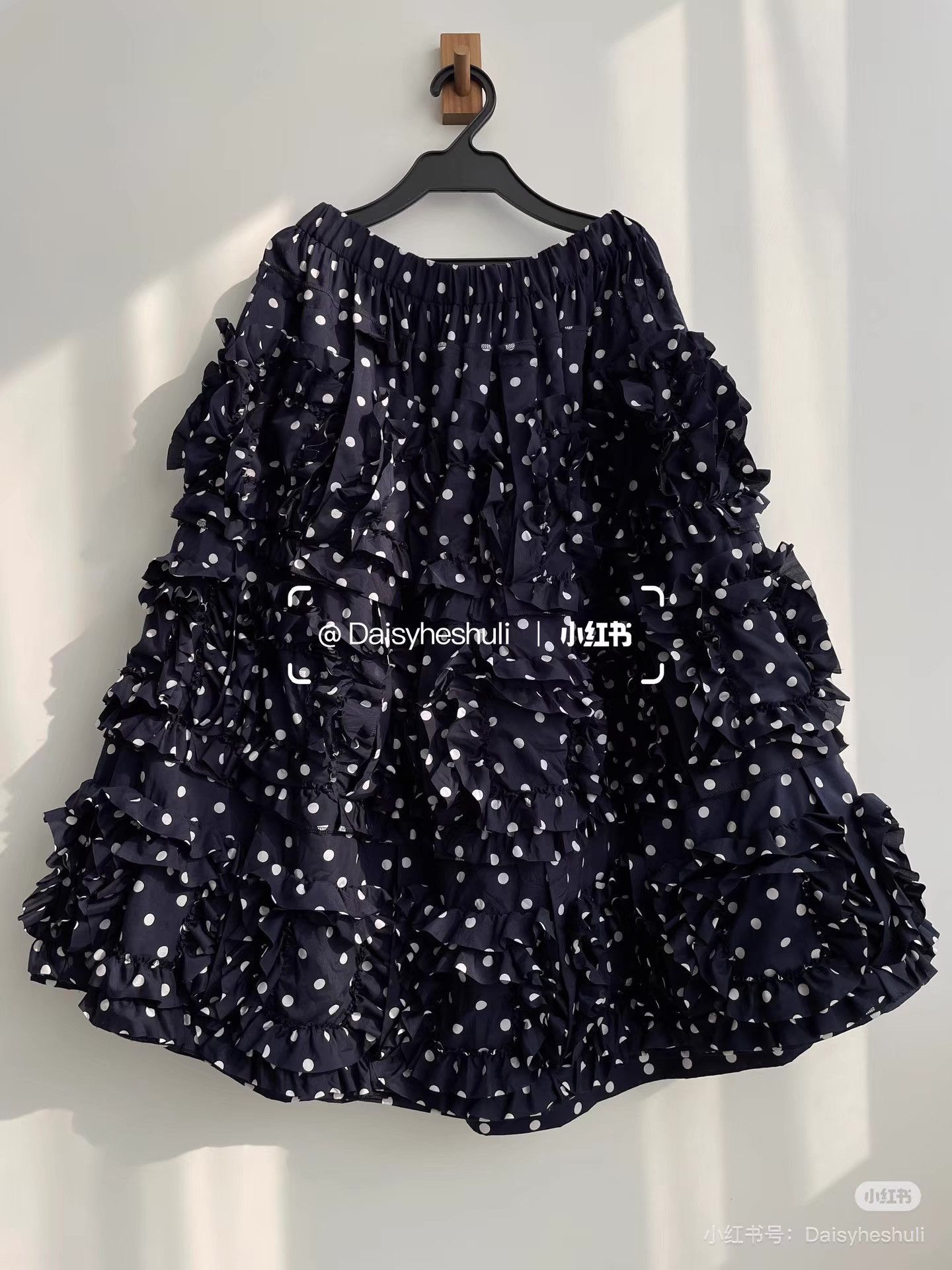 Comme des Garcons Comme des Garçons Girl Polka Dot Lace Tiered Cake Skirt Ｑ24 Size 32" / US 10 / IT 46 - 1 Thumbnail