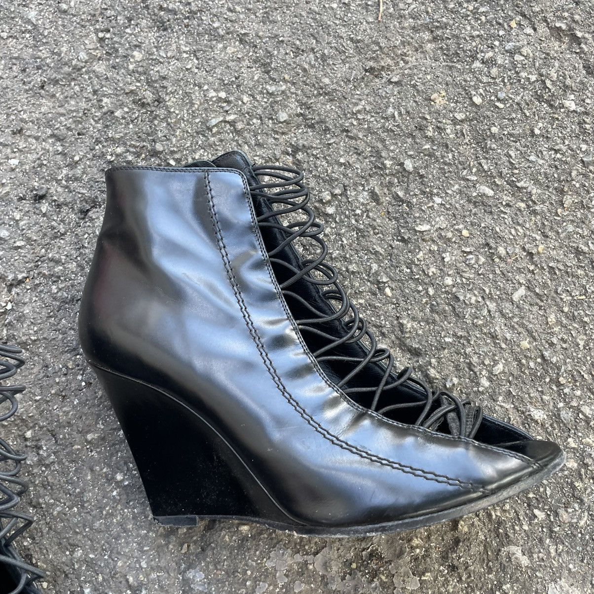 Givenchy Givenchy lace up wedge ankle shoes Stilett Sandal Boots slip Size US 6 / IT 36 - 2 Thumbnail
