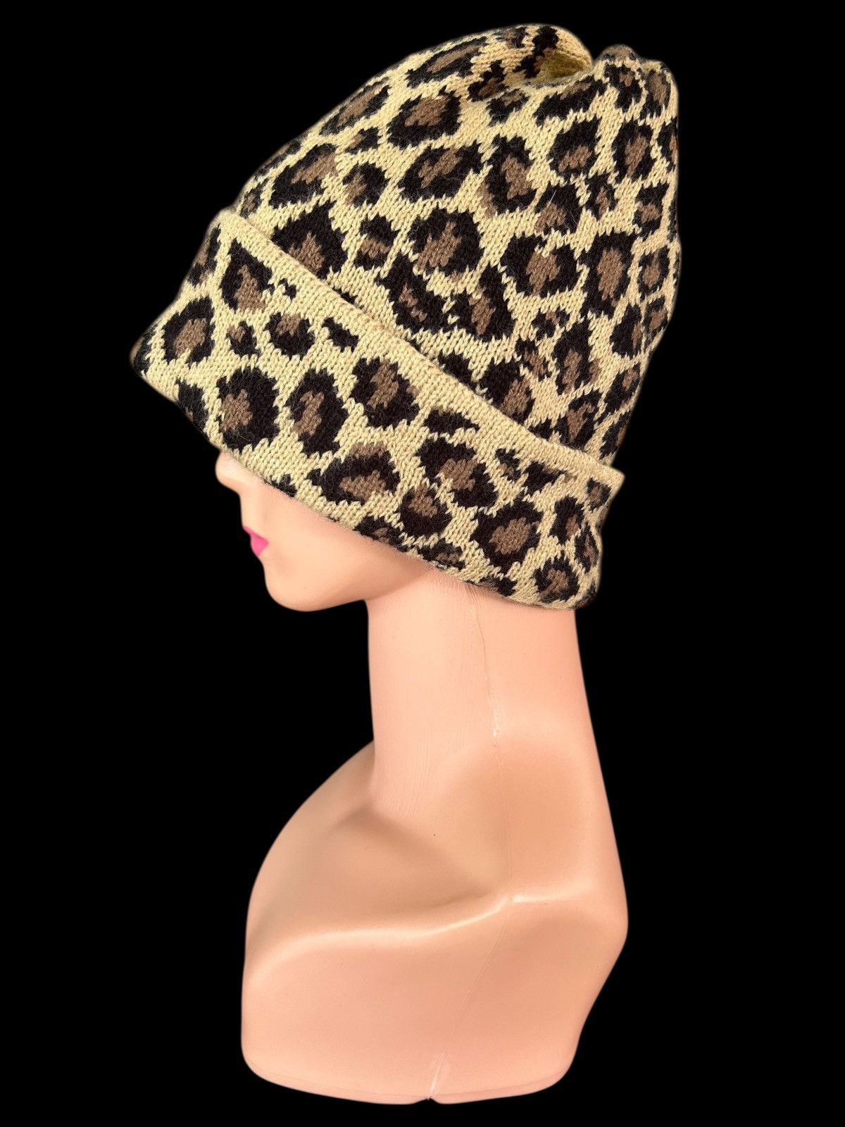 Japanese Brand × Kapital × Vintage Leopard Japanese Style Beanie Hats Size ONE SIZE - 1 Thumbnail