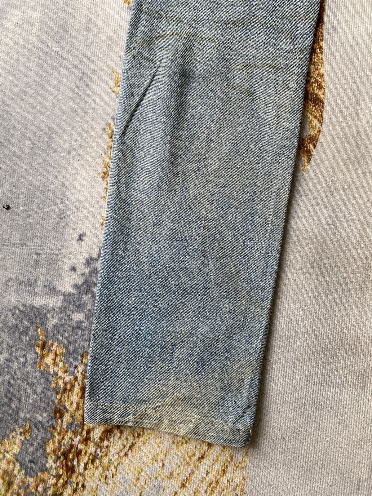 JACKROSE 2000s - Luvmaison Jackrose Japan Rusty Distressed Denim Size US 33 - 13 Thumbnail