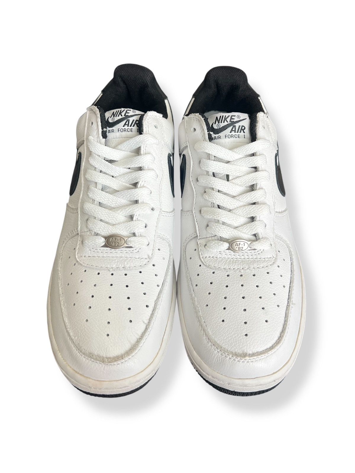 Nike 2005 Nike Air Force 1 Low - White/Black - Size 9.5 Size US 9.5 / EU 42-43 - 2 Thumbnail