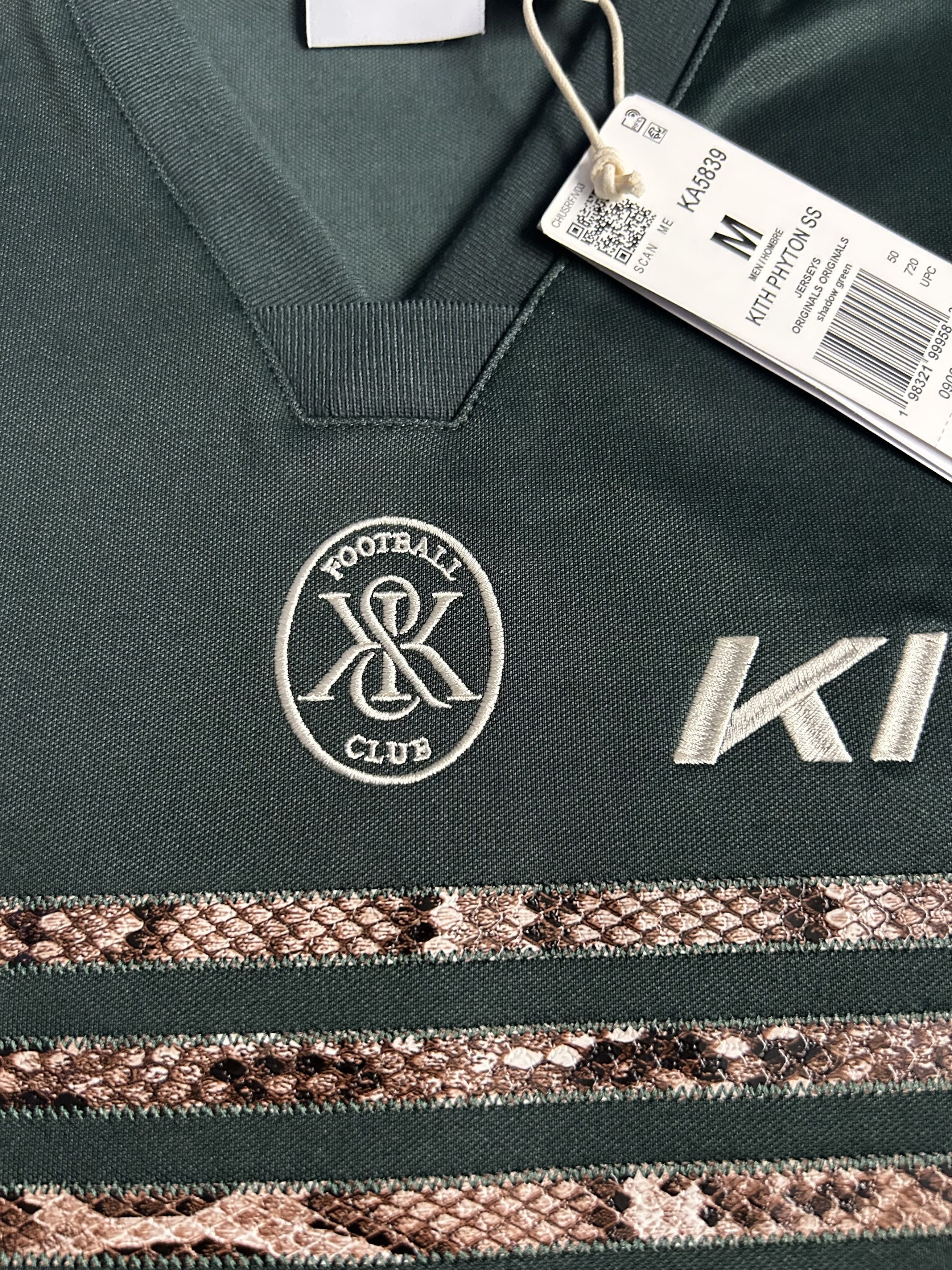 Adidas × Kith Kith x Adidas Football Python Jersey (NWT) — Size Medium Size US M / EU 48-50 / 2 - 8 Thumbnail
