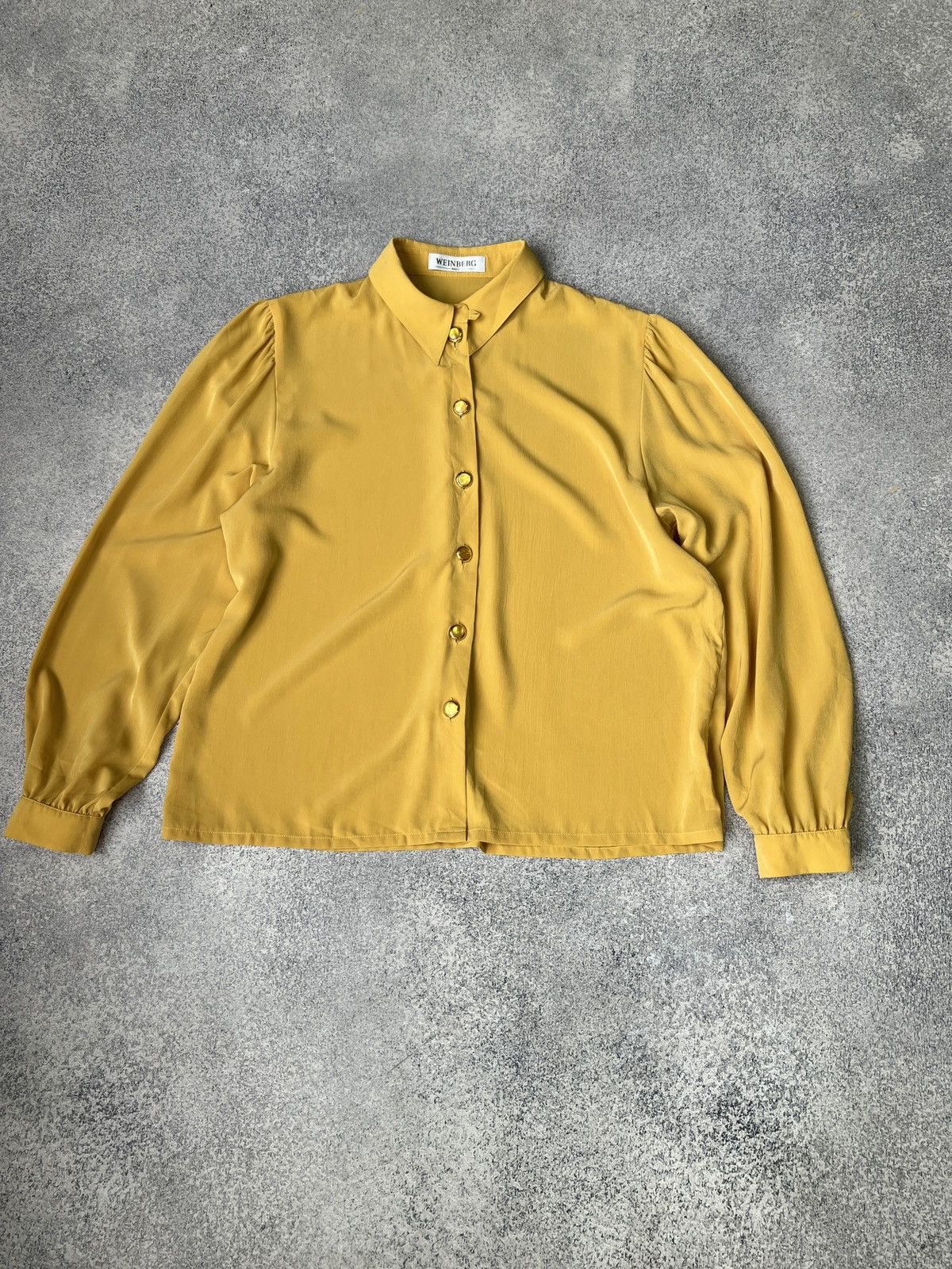 Designer × Vintage Vintage Weinberg Paris Womens Luxury Shirt Size XL / US 12-14 / IT 48-50 - 5 Thumbnail