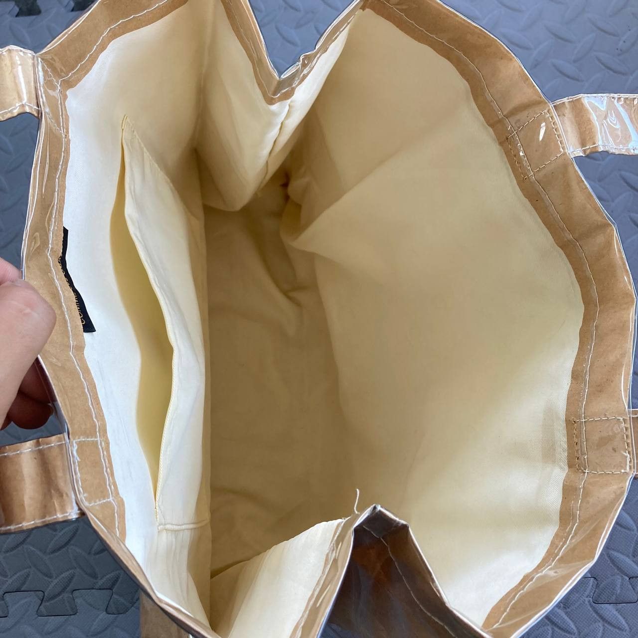 Comme des Garcons PVC Kraft Paper Tote Bag Size ONE SIZE - 6 Thumbnail