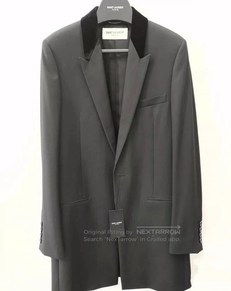 Other Saint Laurent Paris Gray Long Coat. Size US XL / EU 56 / 4 - 1 Thumbnail