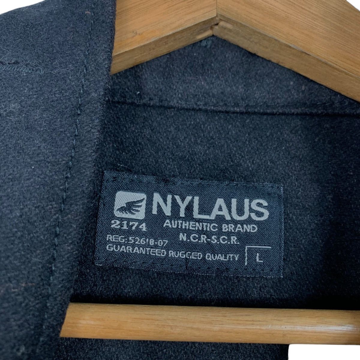 Japanese Brand NYLAUS Wool Work Casual Jacket #2259-C100 Size US L / EU 52-54 / 3 - 10 Thumbnail