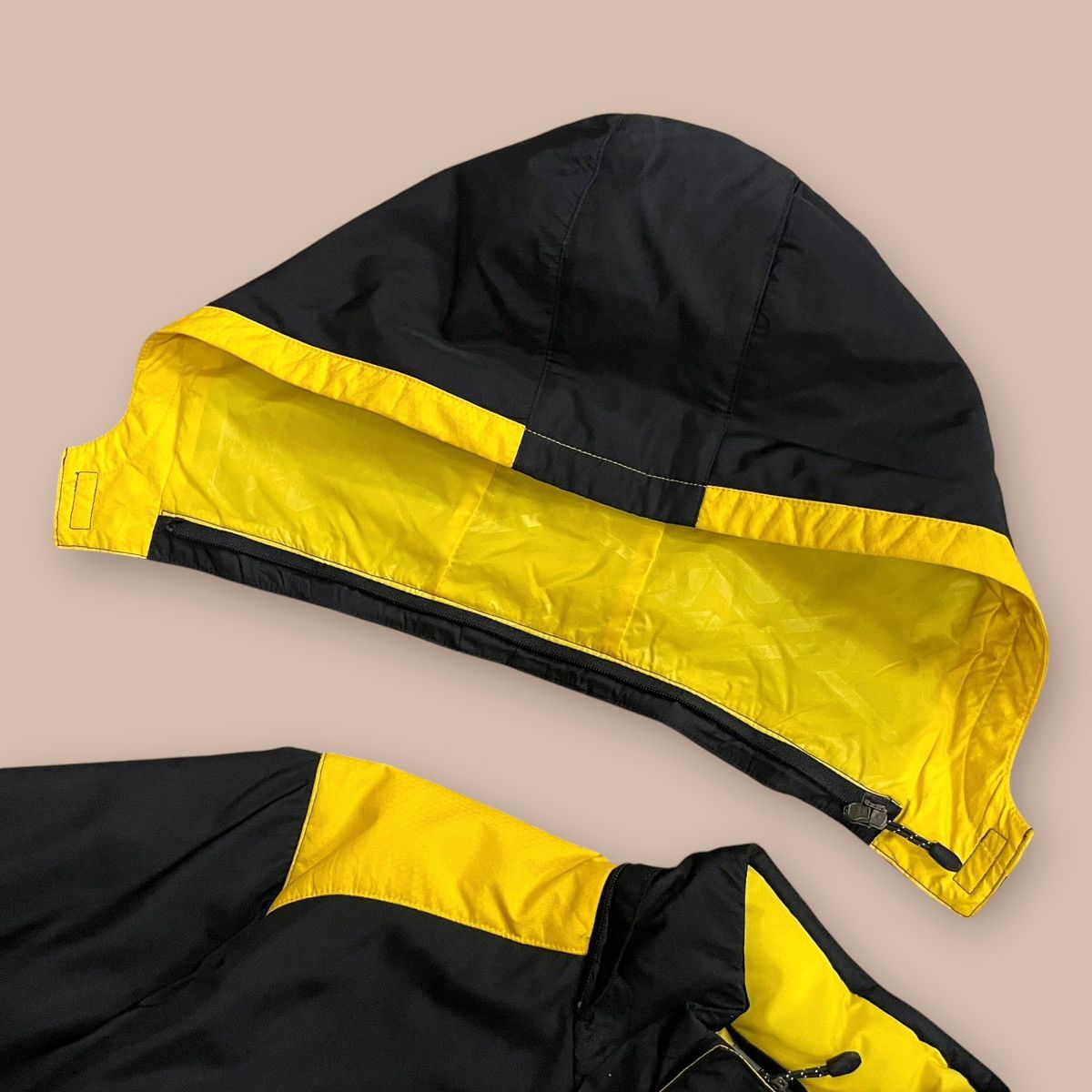 Nike OG 2000's Nike Fit Storm Black&Yellow Hoodie Size US L / EU 52-54 / 3 - 19 Thumbnail