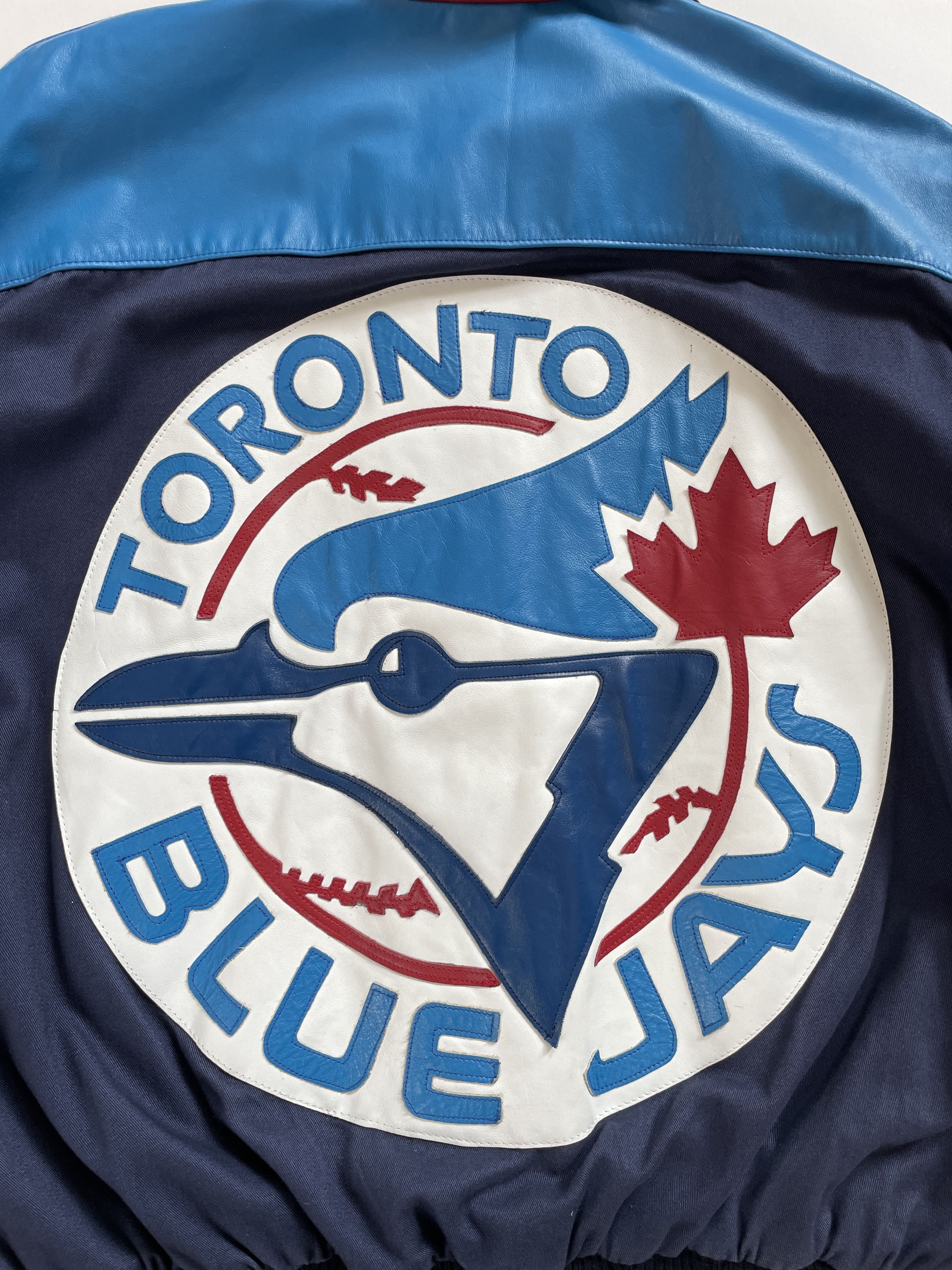 MLB 1990s Boxy Toronto Blue Jays MLB Leather Jacket Size US XL / EU 56 / 4 - 2 Thumbnail