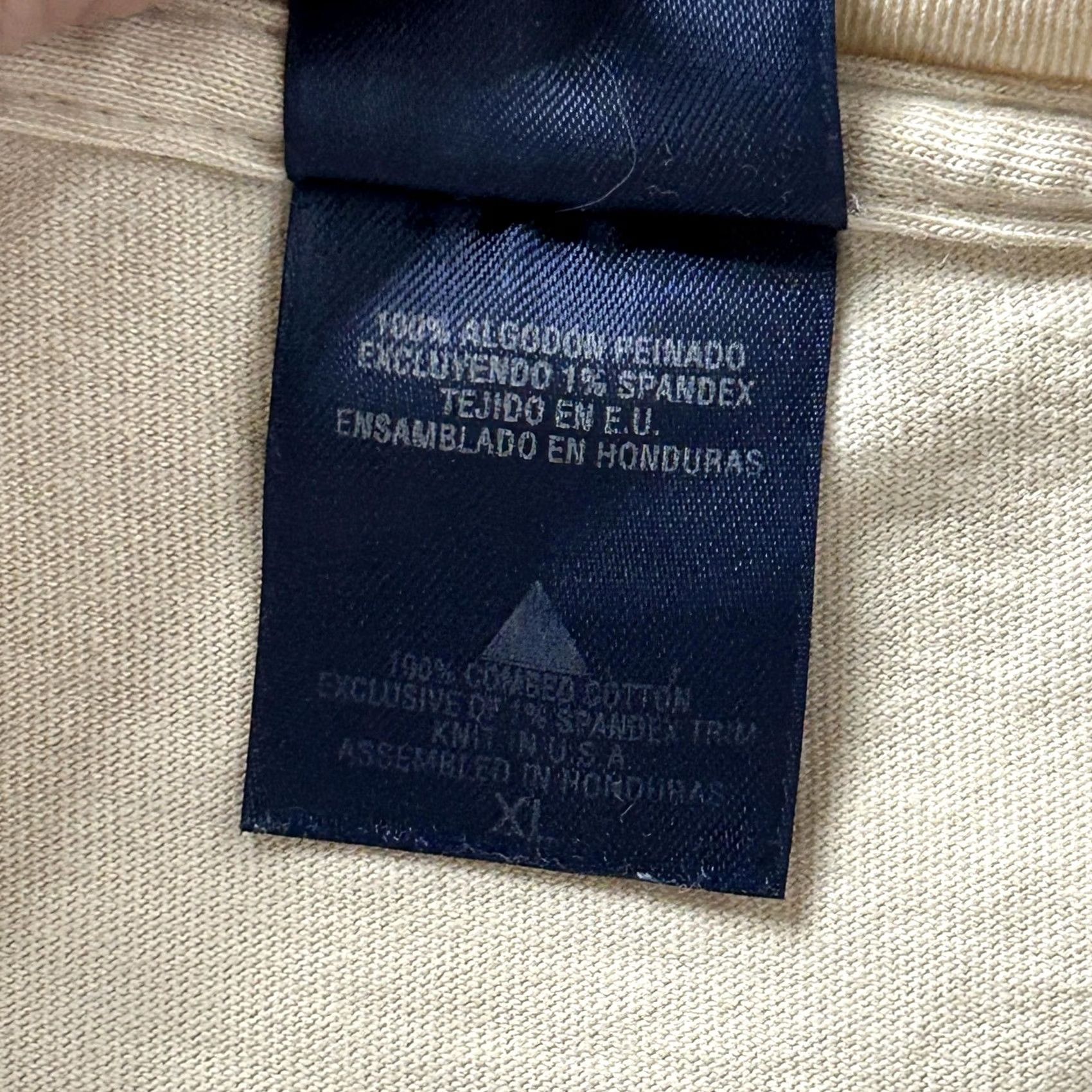 Vintage VINTAGE Quail Hollow USMC T-Shirt Mens XL Beige Graphic Bulldog Marine Corps Crew Neck Short Sleeve Size US XL / EU 56 / 4 - 5 Thumbnail