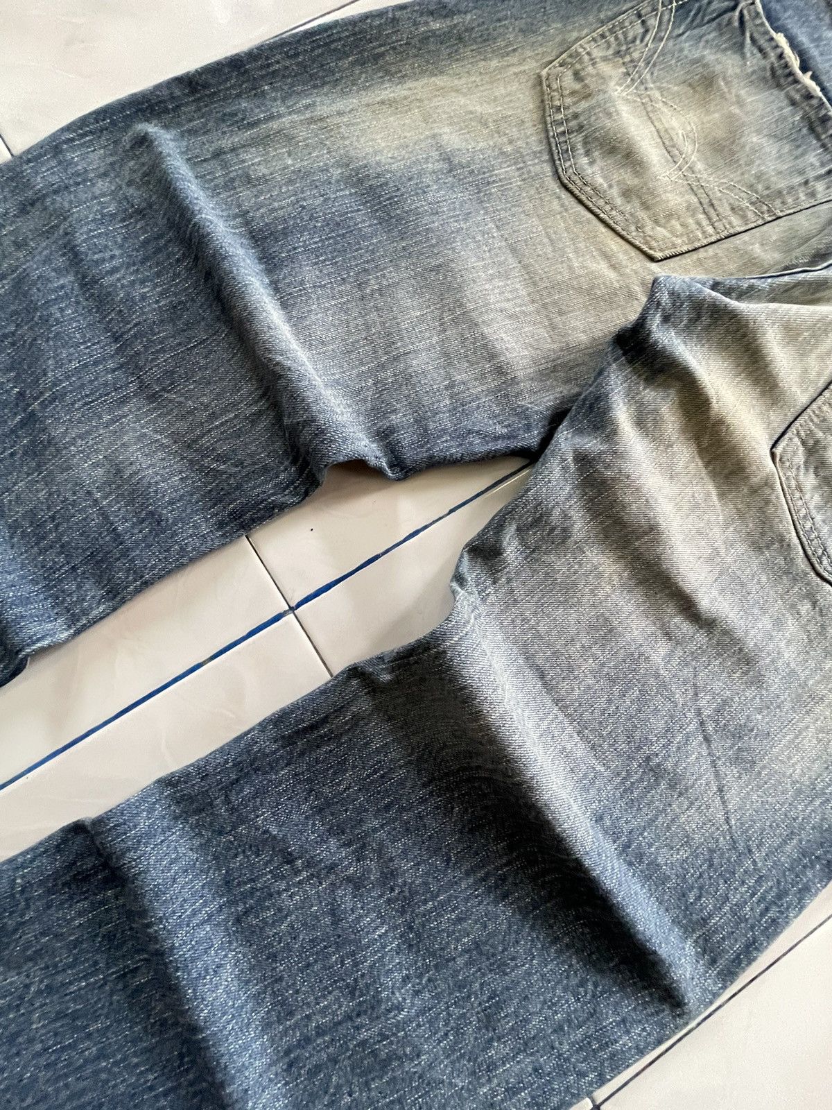 Edwin × Japanese Brand × Vintage Vintage Edwin 505 Z Baggy Loose Selvedge Jeans Rare Size US 30 / EU 46 - 13 Thumbnail