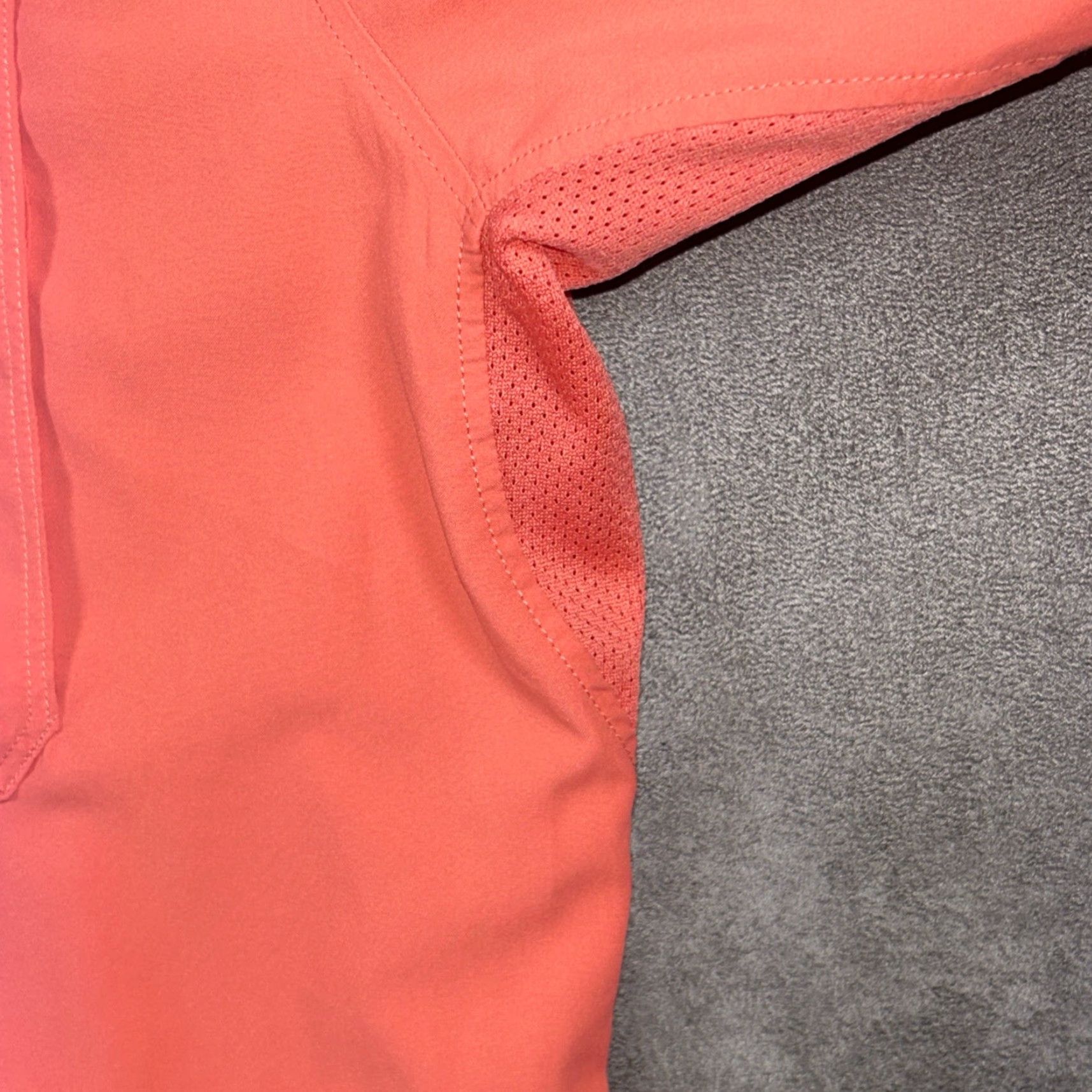 Under Armour Under Armour Shirt Button-Up Mens M HeatGear Breather Lightweight Pockets Pink Collared Long Sleeve Vintage No Size US M / EU 48-50 / 2 - 5 Thumbnail