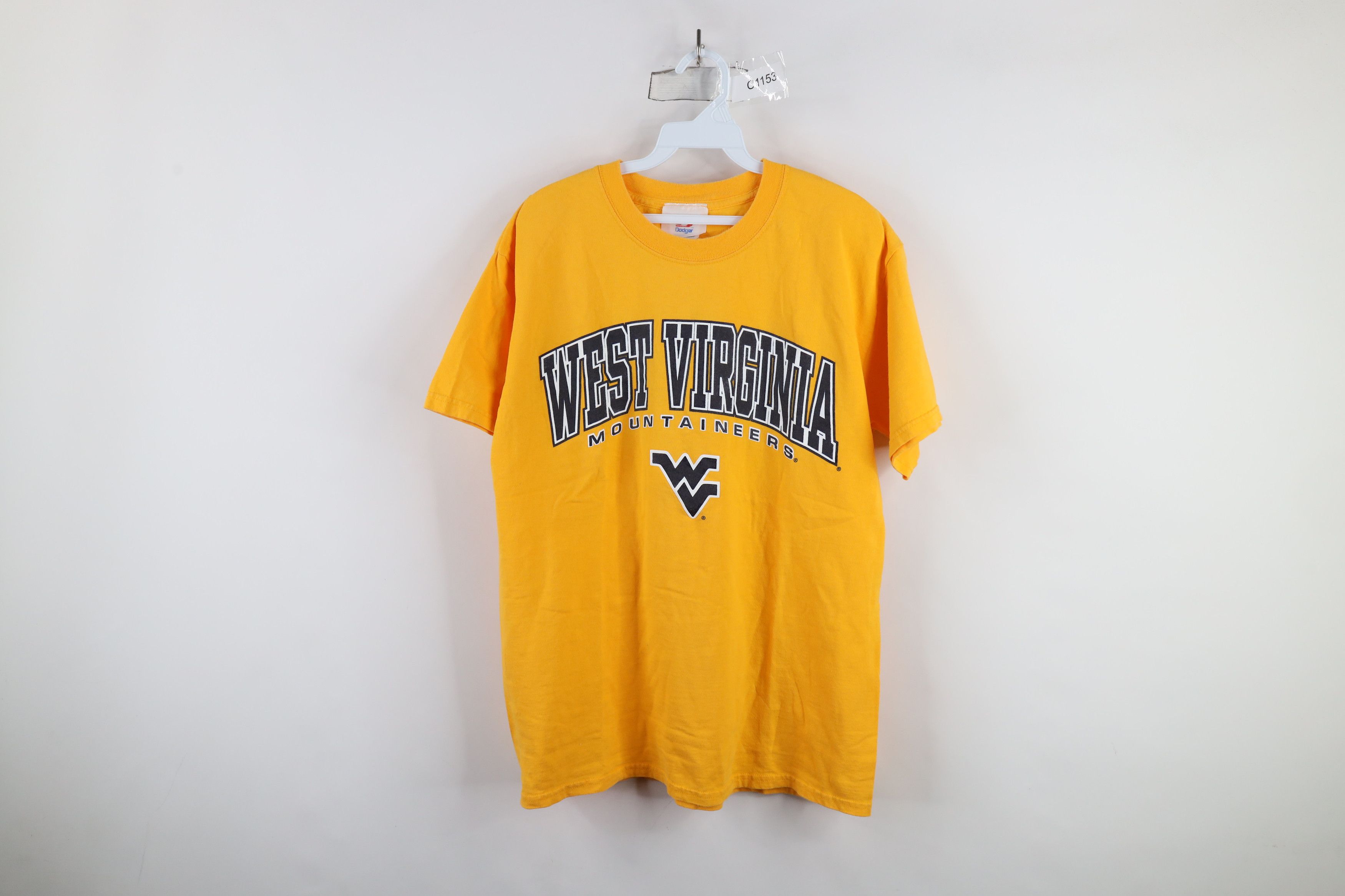 Vintage Vintage 90s West Virginia University Short Sleeve T-Shirt Size US L / EU 52-54 / 3 - 1 Thumbnail