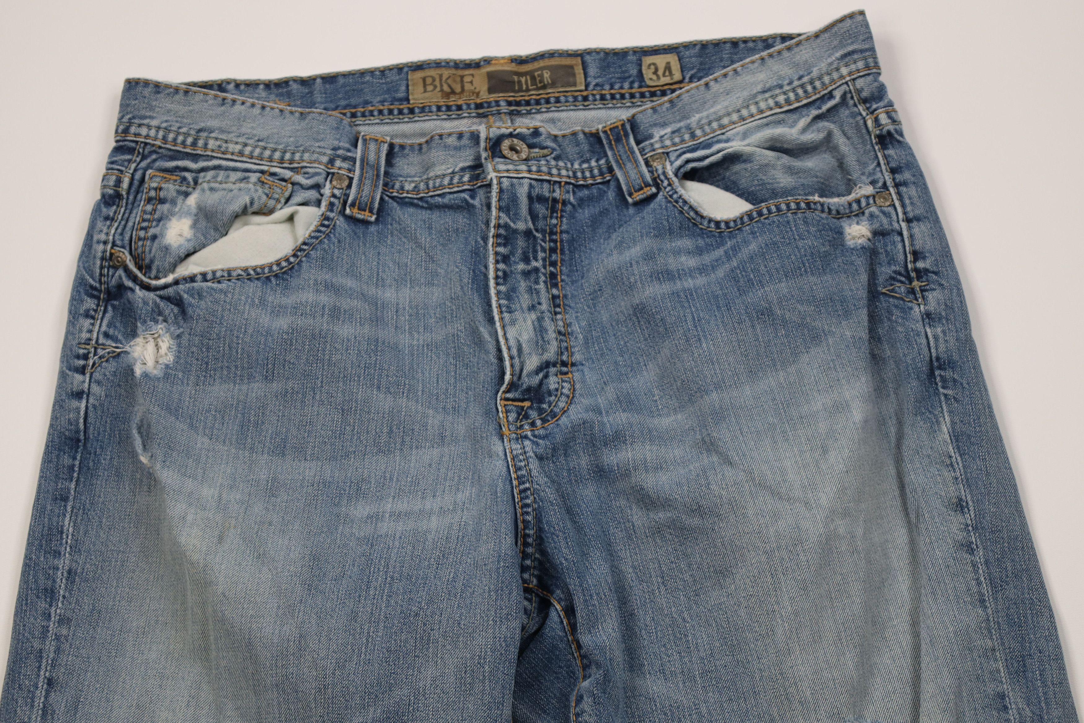 Vintage Vintage Buckle BKE Tyler Flared Wide Leg Bootcut Jeans Size US 34 / EU 50 - 2 Thumbnail