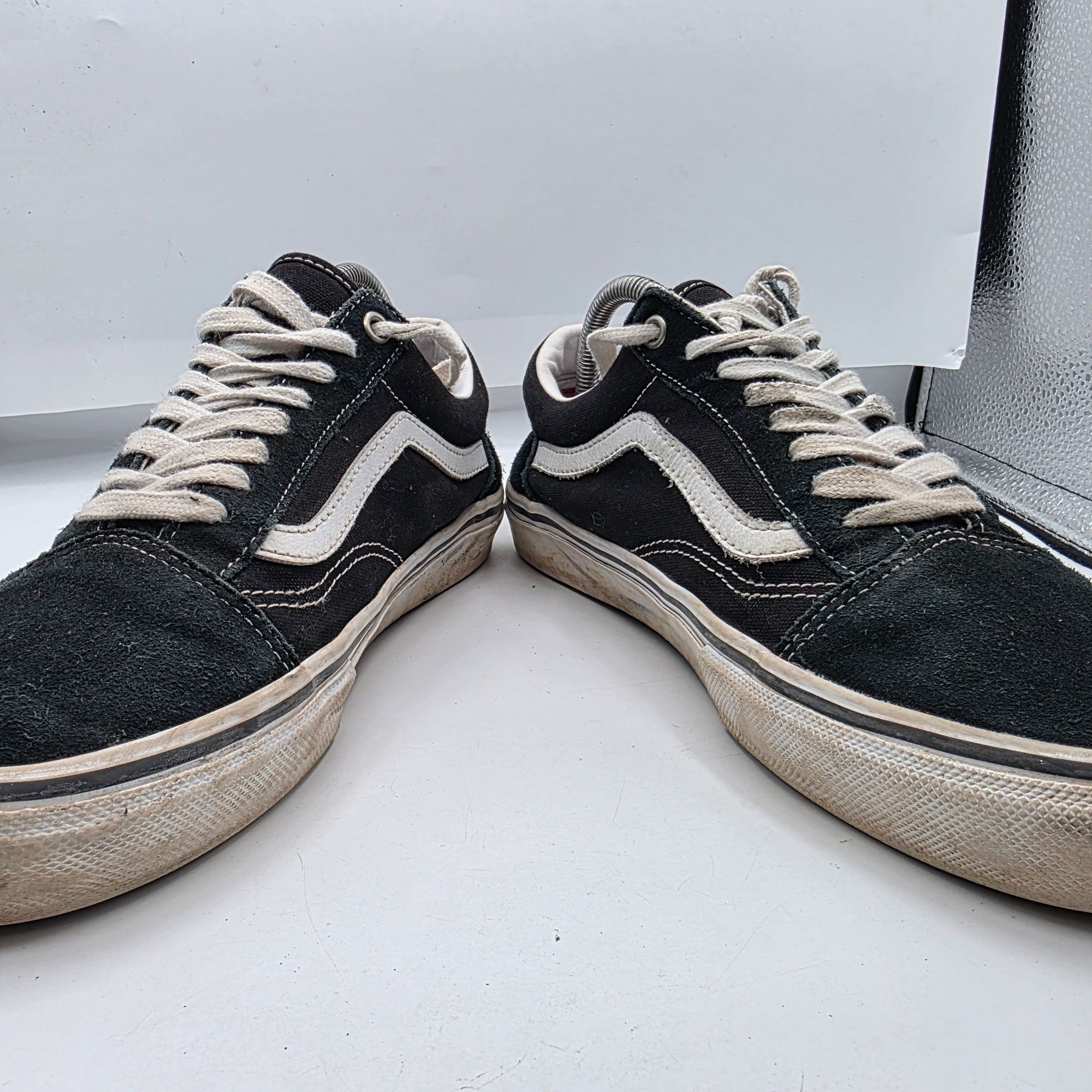 Vans Vans Old Skool Mens Size 10 Black White Shoes Skate Casual W Size US 10 / EU 43 - 3 Thumbnail