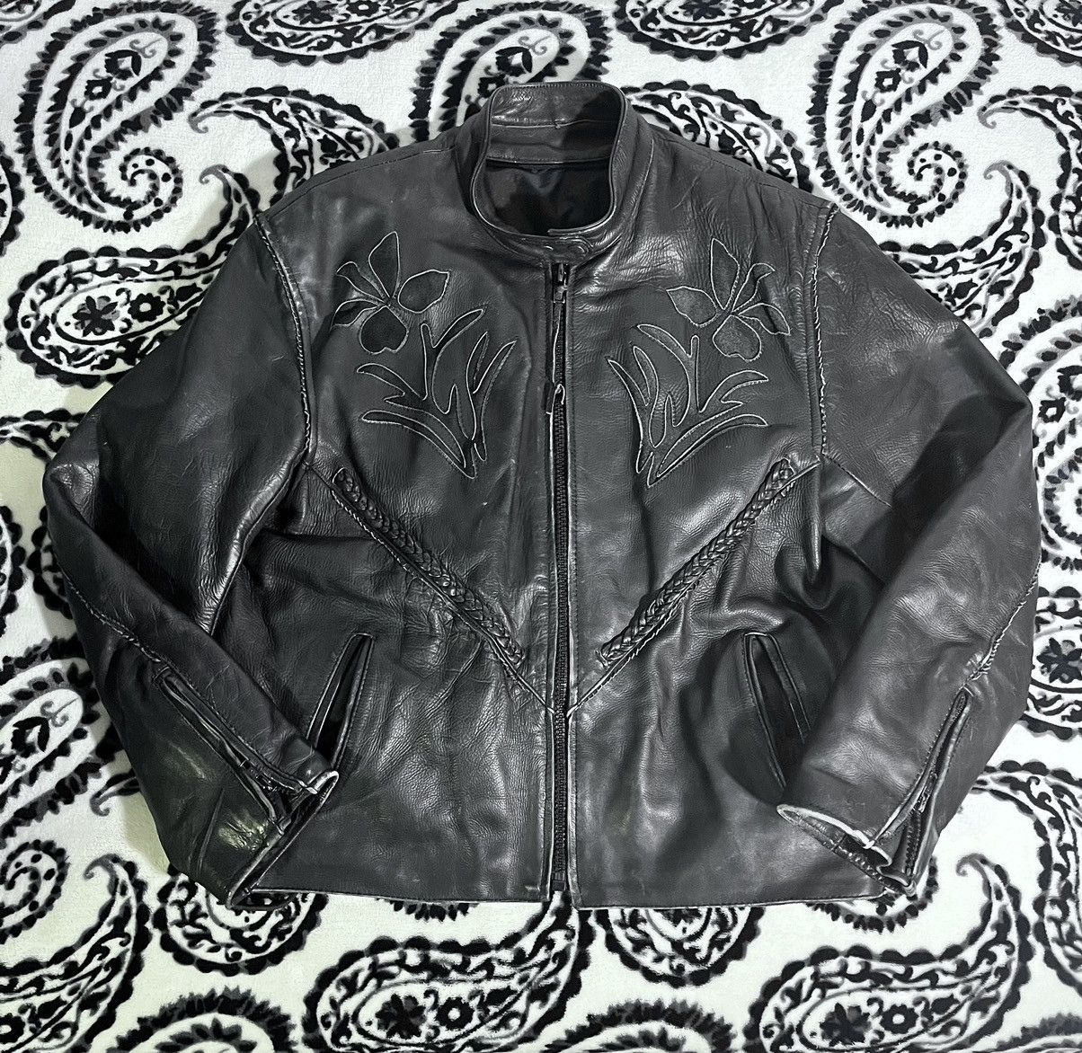 Floral Motorcycle Jacket
