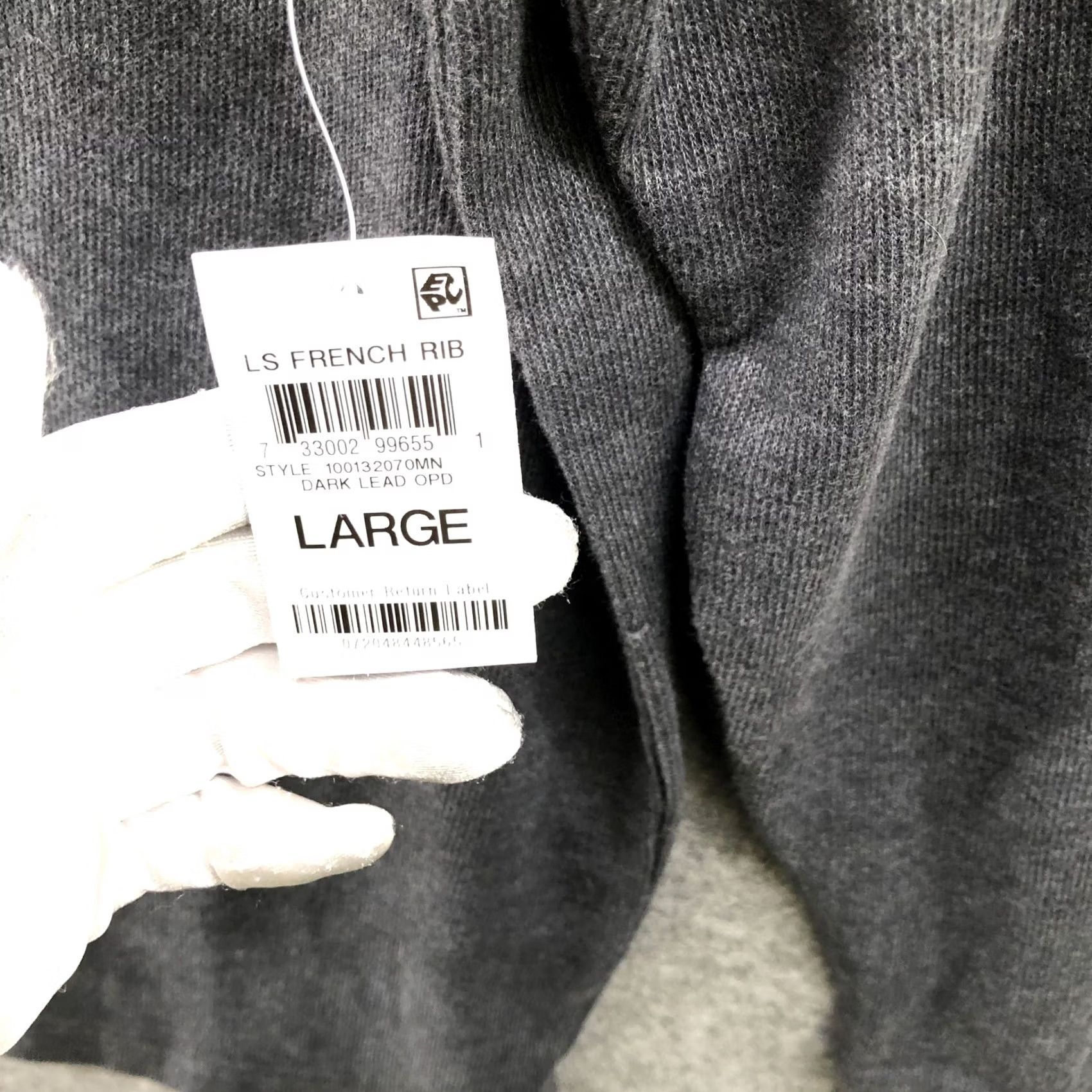Club Room Club Room Sweater Mens L Gray 1/4 Zip Pullover French Rib Colorblock Size US L / EU 52-54 / 3 - 3 Thumbnail