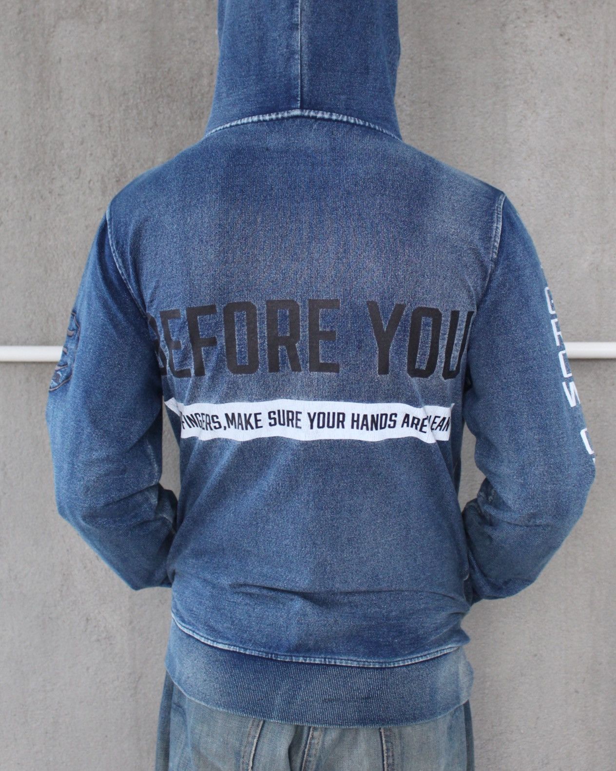In The Attic 2000S IN THE ATTIC ZIP UP HOODIE Size US L / EU 52-54 / 3 - 4 Thumbnail