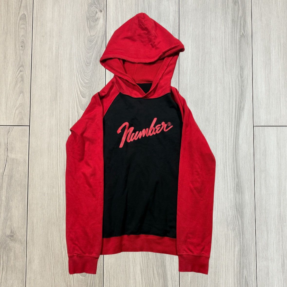 Number (N)ine AW05 Number Nine Fender Logo Pullover Archive Hoodie