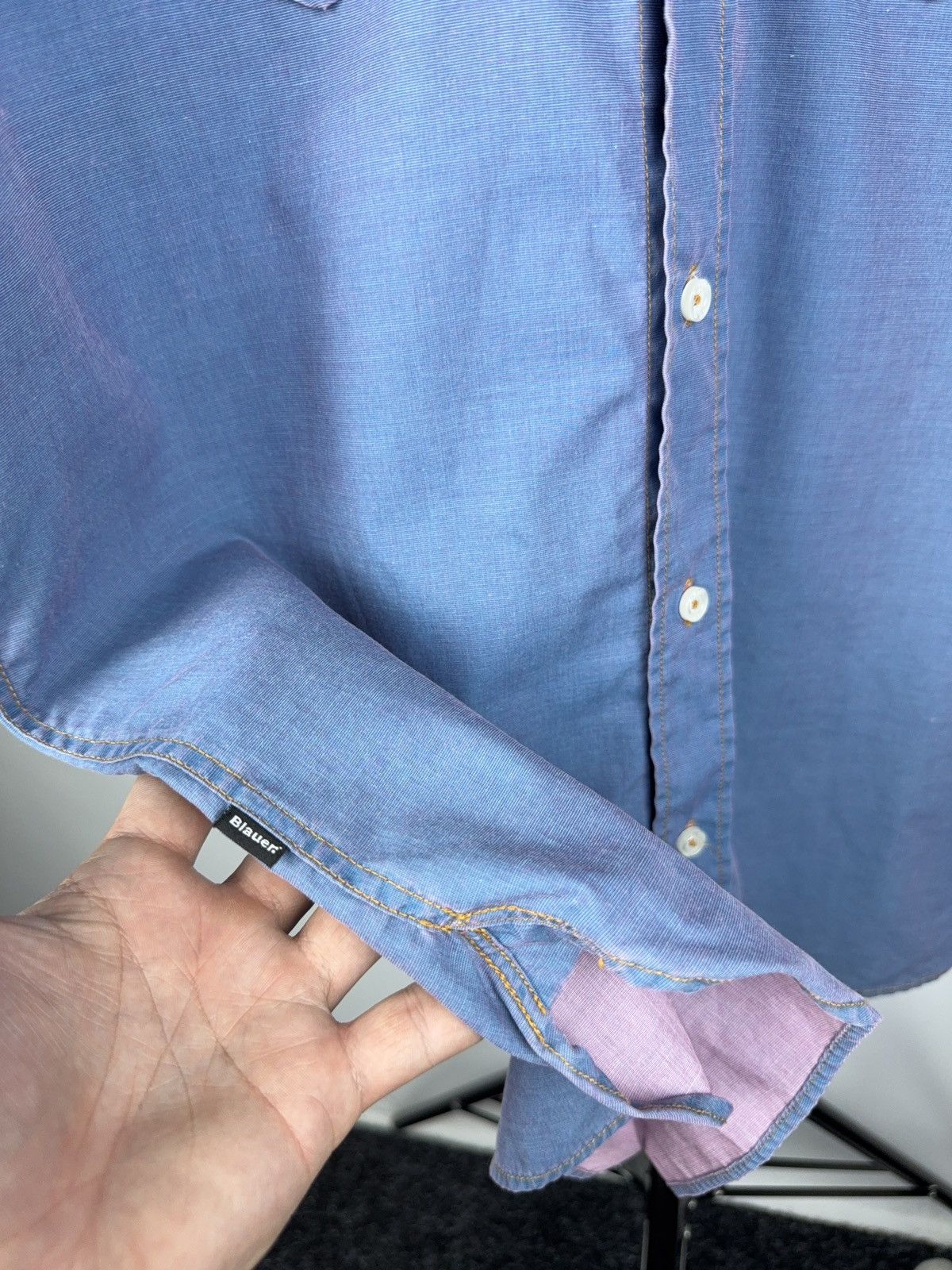 Other Vintage 90s Blauer USA Short Sleeve Air Force Military Shirt Size US XL / EU 56 / 4 - 6 Thumbnail