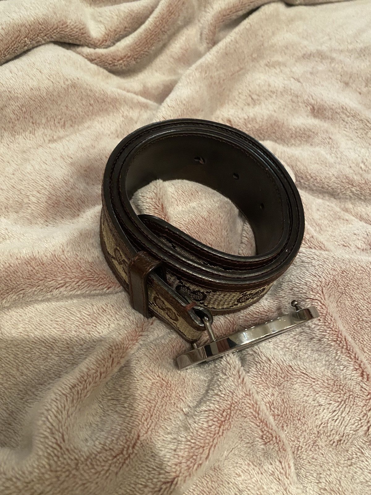 Gucci Gucci monogram belt size 80 Size ONE SIZE - 13 Thumbnail