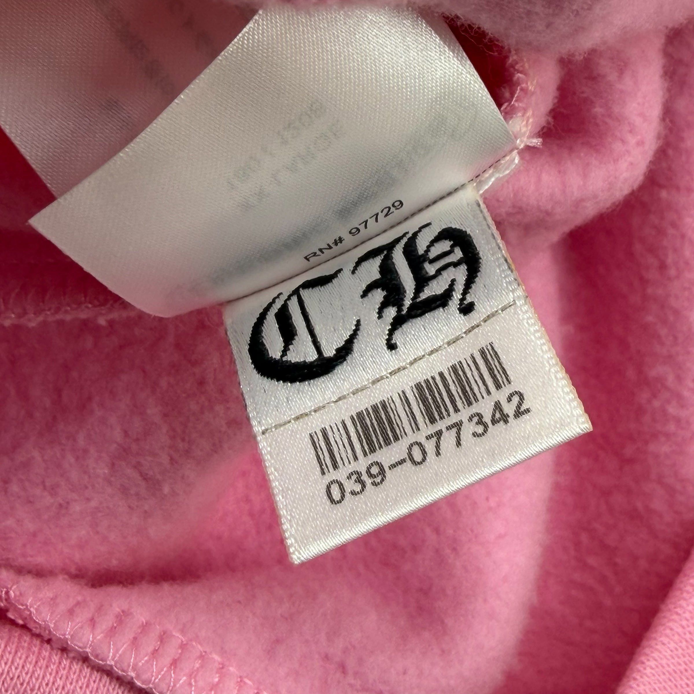 Chrome Hearts Chrome Hearts Red T-bar Logo Hoodie Pink XXL Size US XXL / EU 58 / 5 - 8 Thumbnail